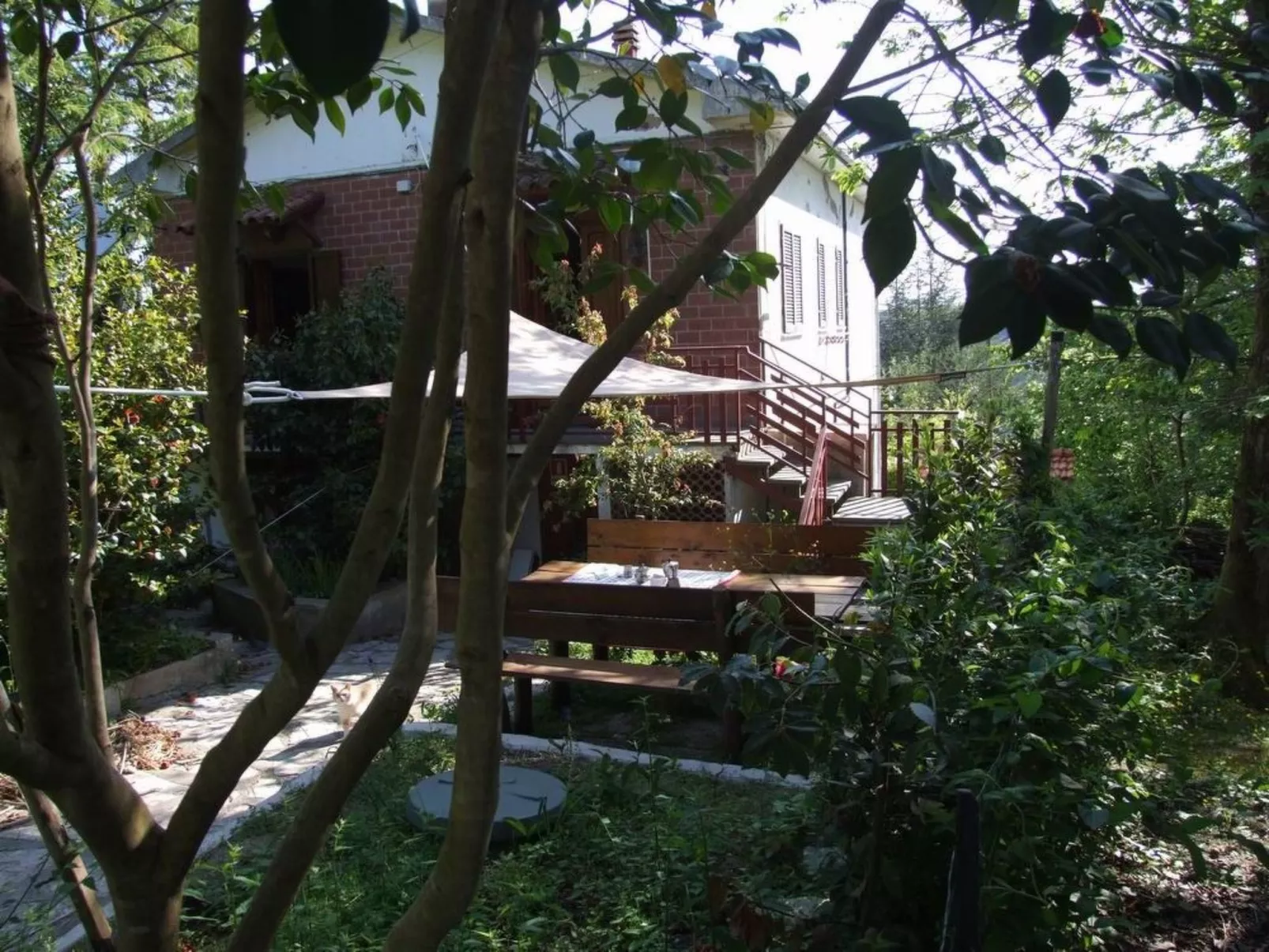 Wohnung 'Pink Holly' mit Terrasse-Buiten