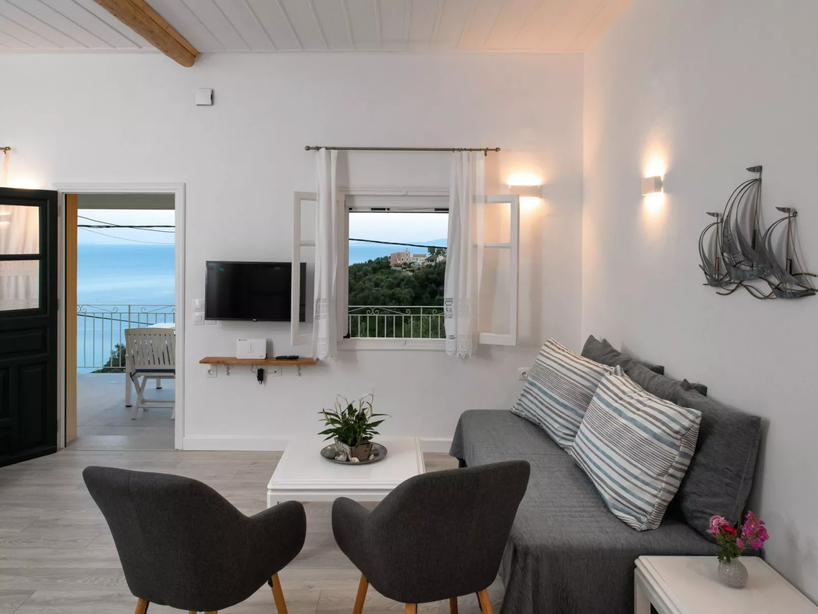 Studio mit atemberaubendem Blick auf das Meer-Binnen