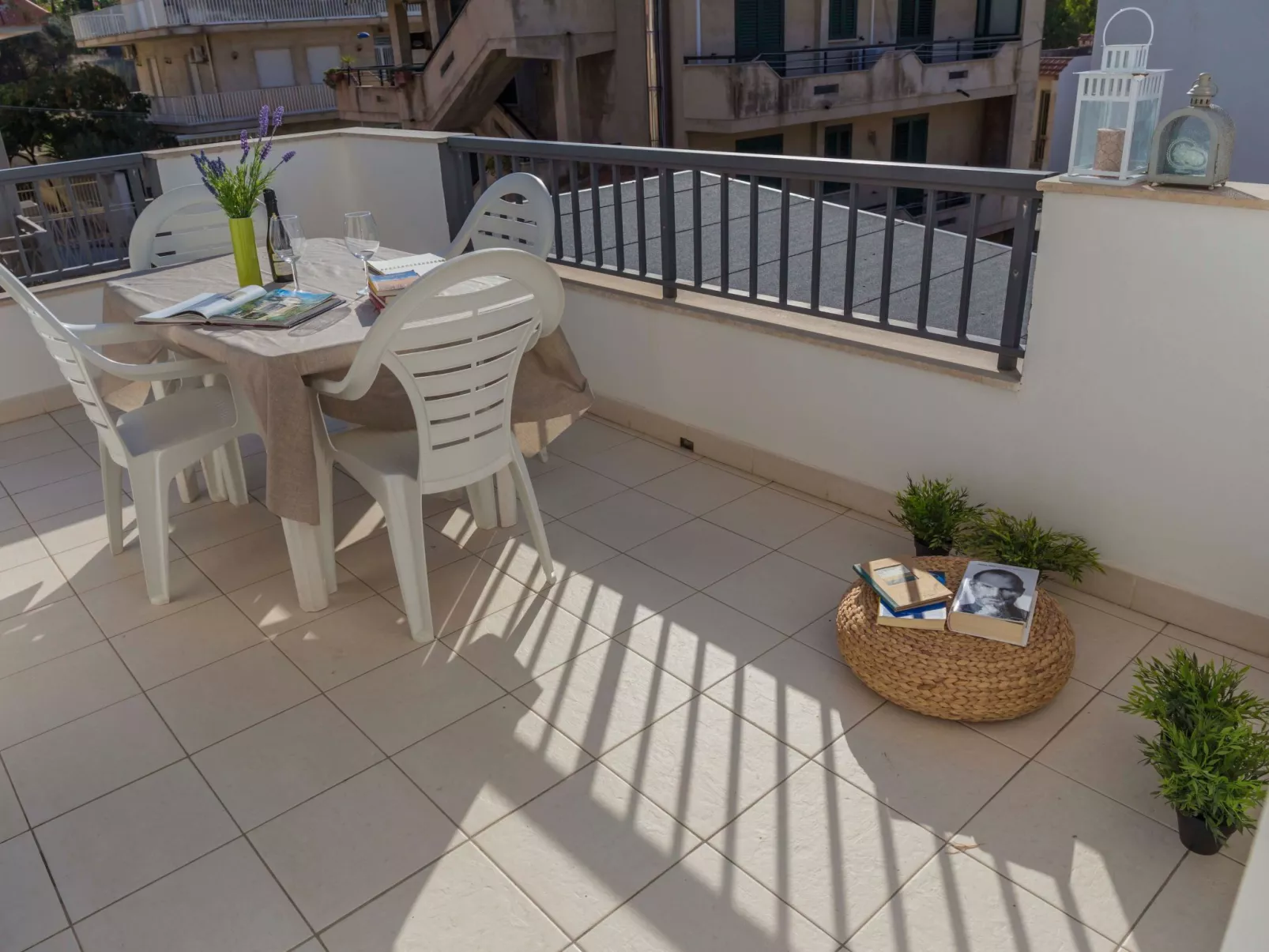 Wohnung 500m vom Meer entfernt für 6 Personen-Binnen