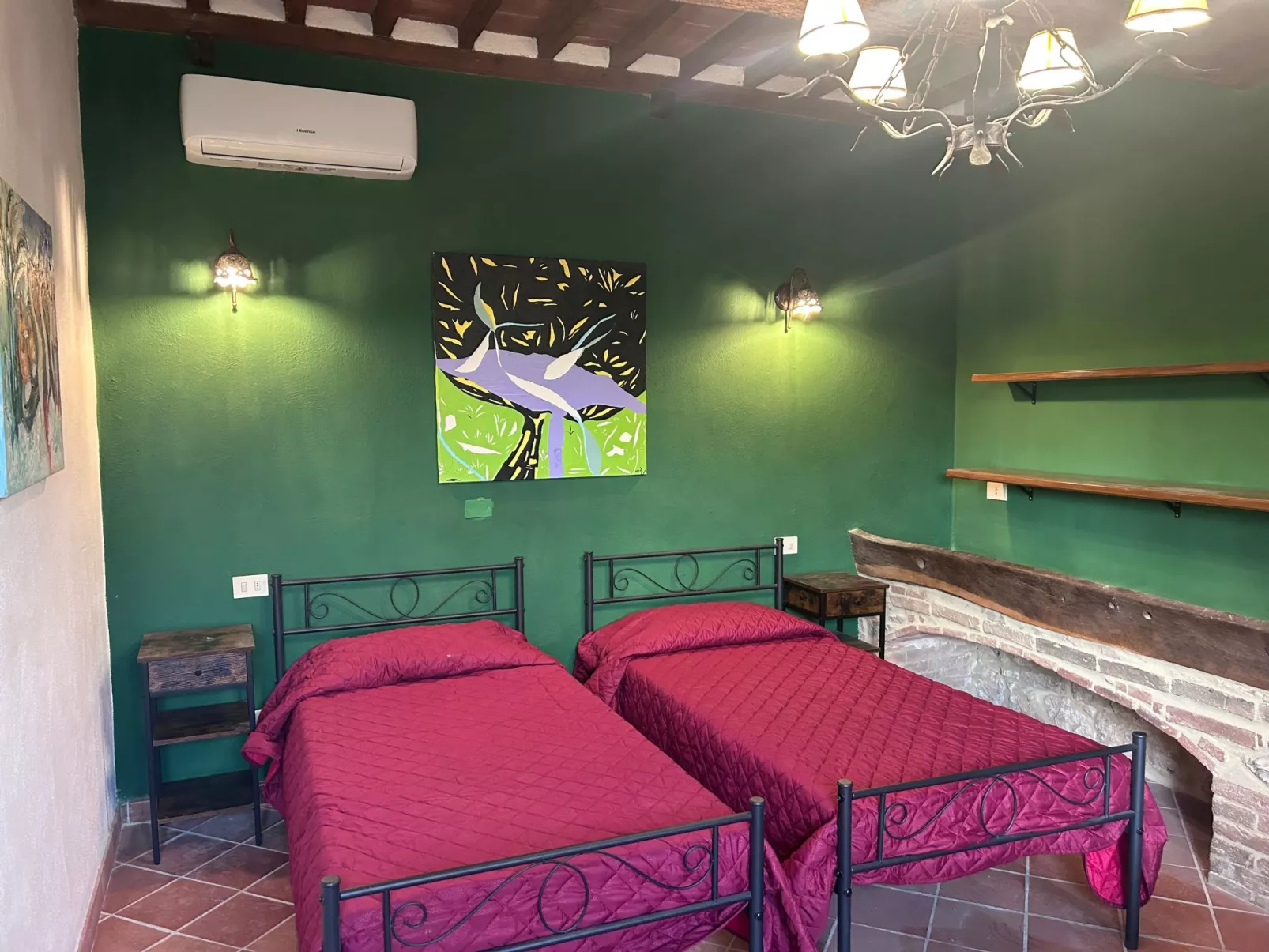 Bauernhaus mit Schwimmbad -Klimaanlage-Binnen