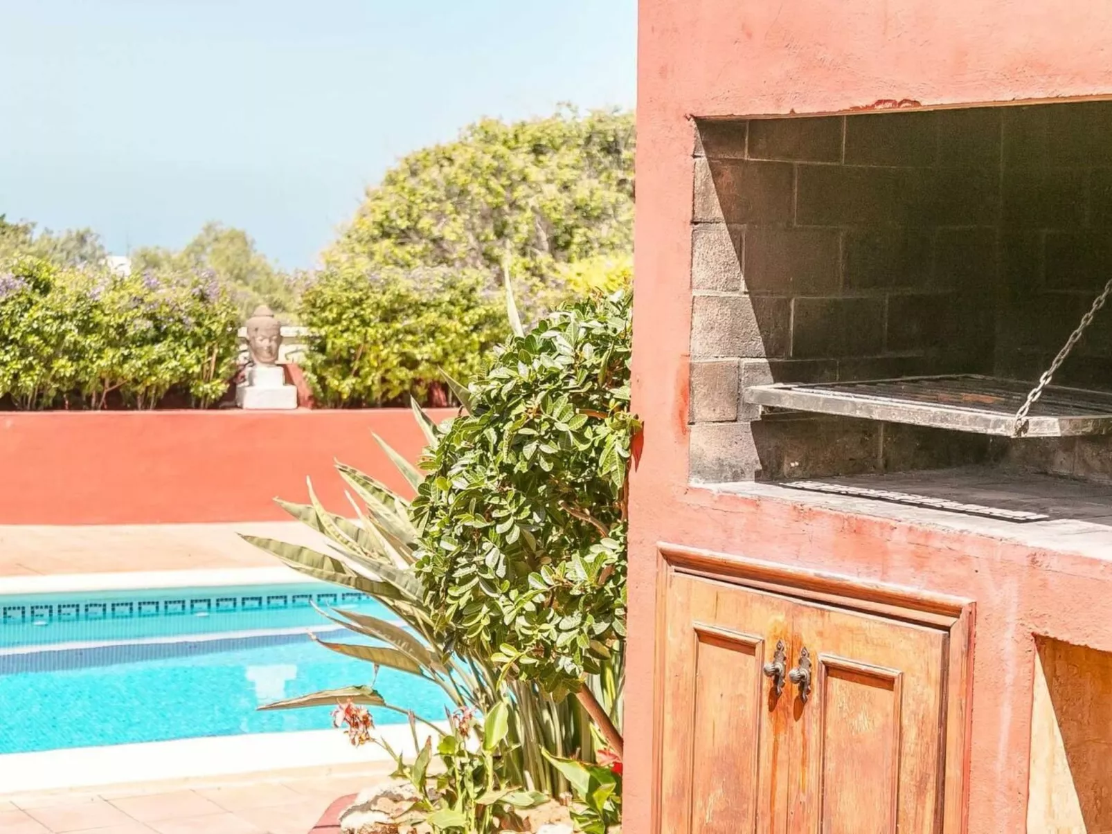 Villa im thailändischen Stil "Zen" mit beheiztem Pool-Buiten