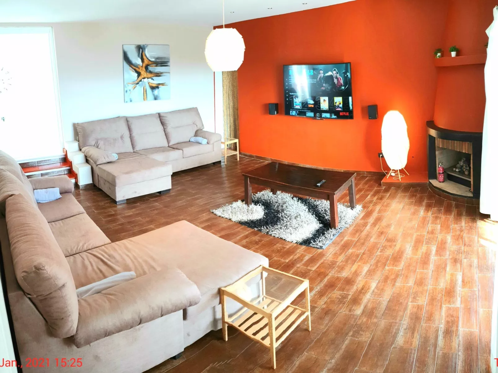 Meerblick Villa Tias-Binnen