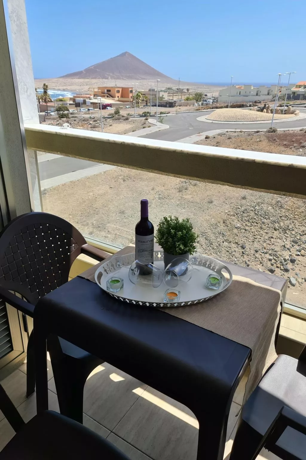 Tolle Wohnung in El Médano mit Grill-Buiten