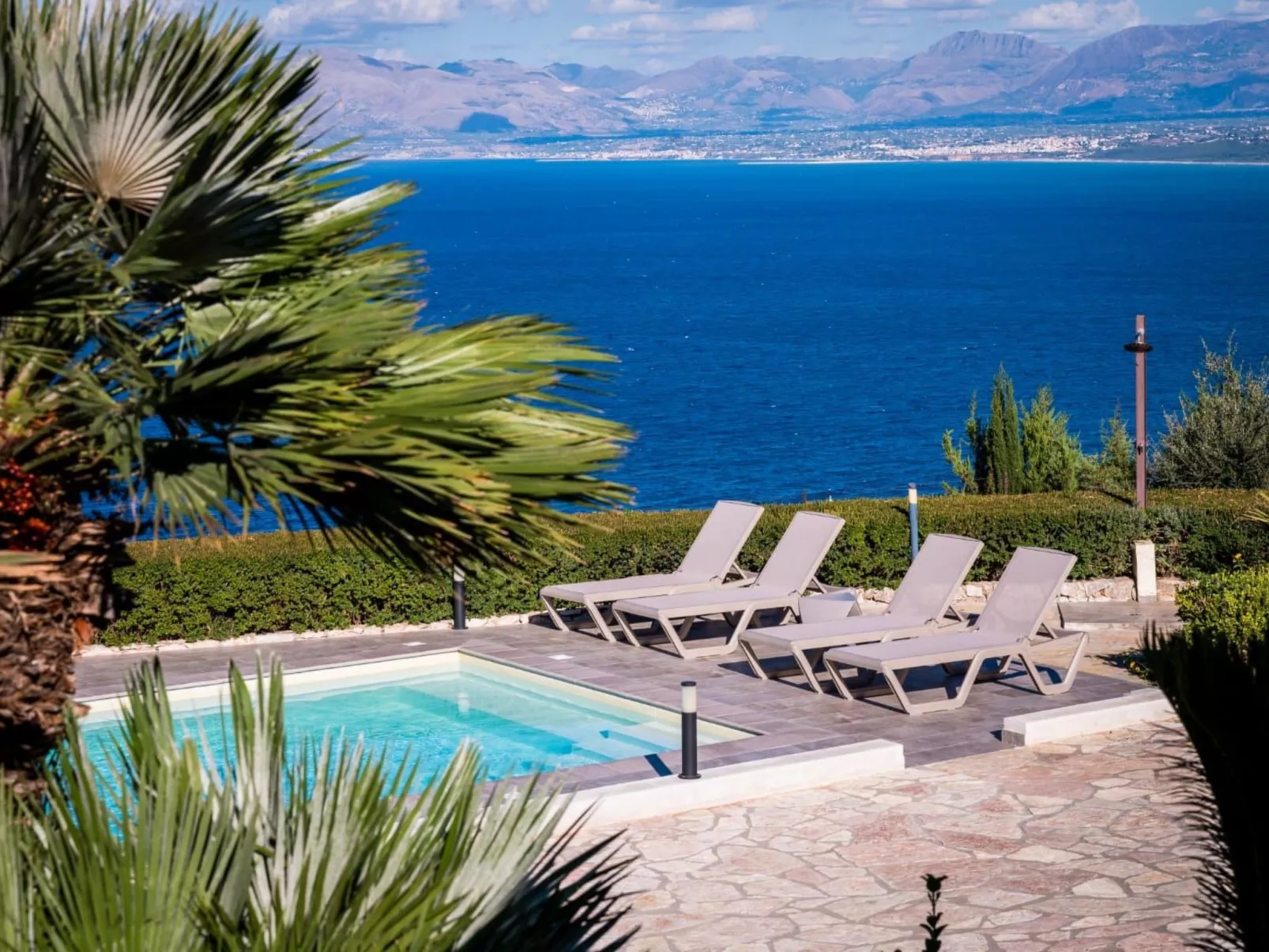 Bucht von Scopello, privater Pool, atemberaubende Aussicht-Buiten