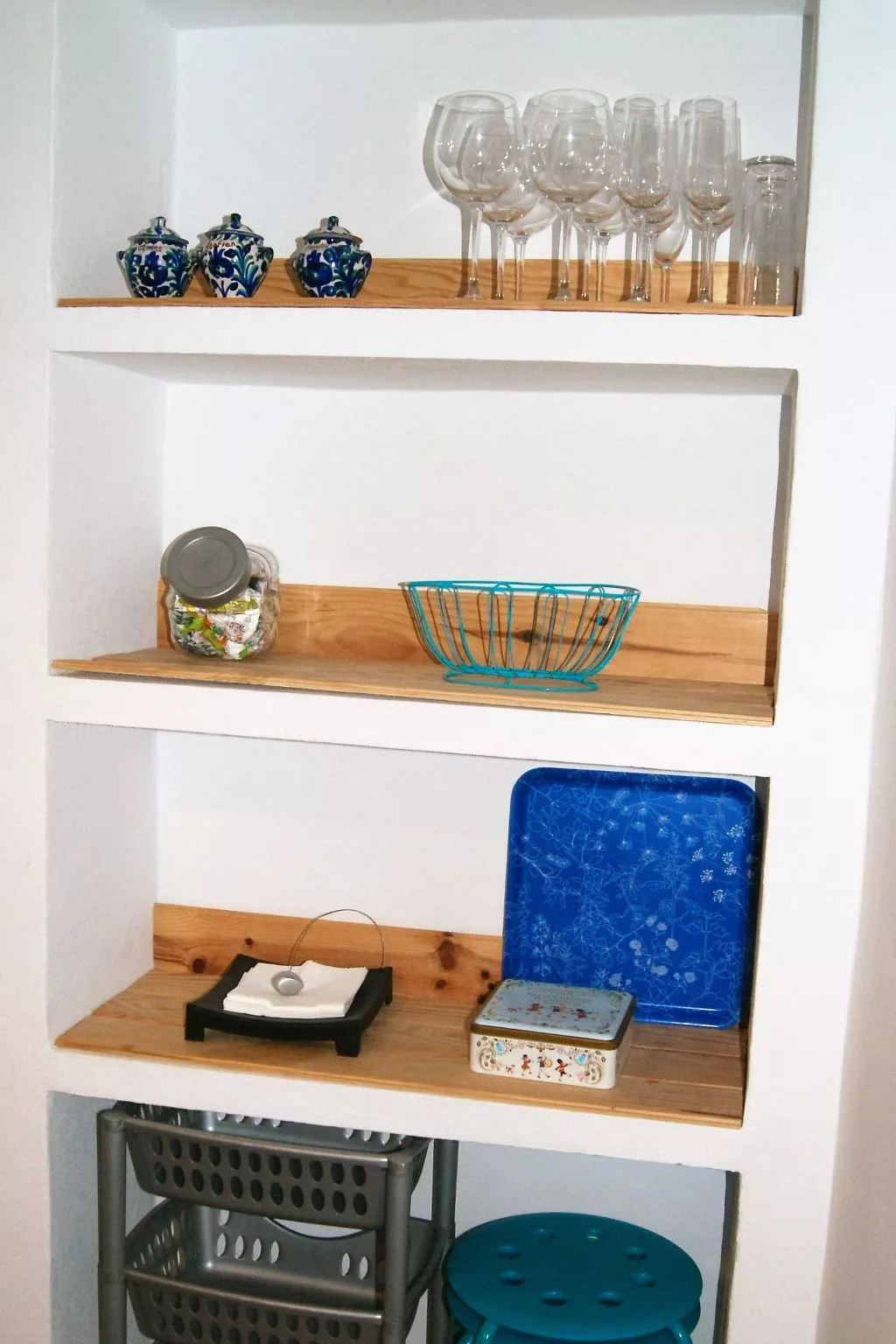 Typisches Haus im Zentrum des Barrio Morisco-Binnen