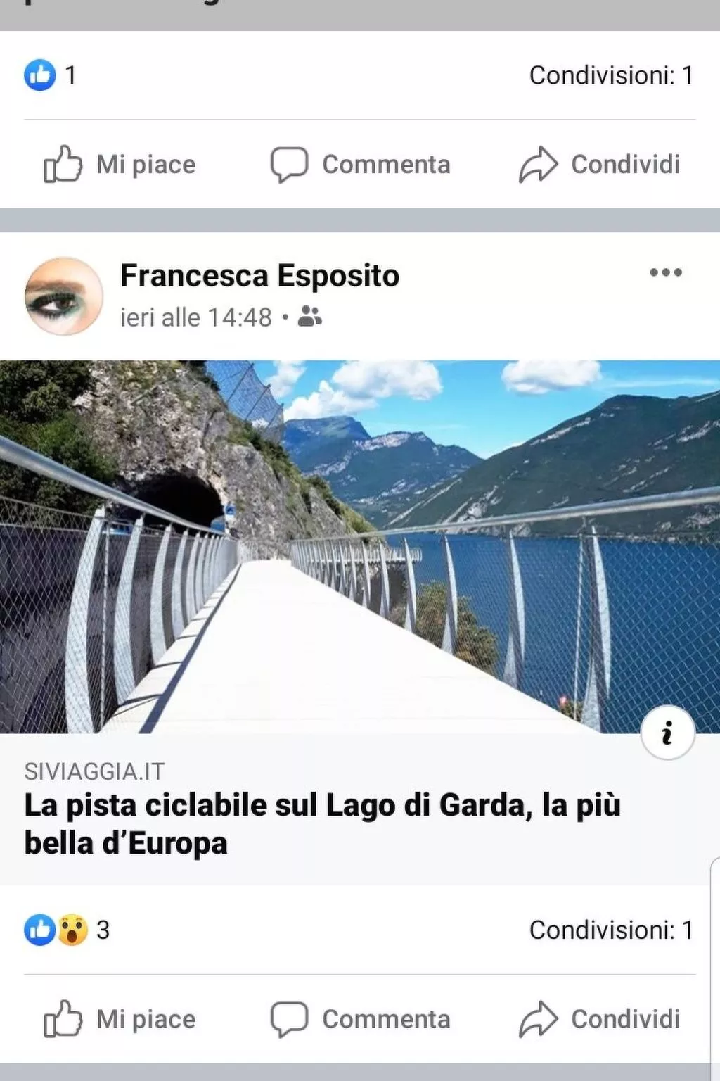 In einer Villa mit Garten und Blick auf den Gardasee-Buiten