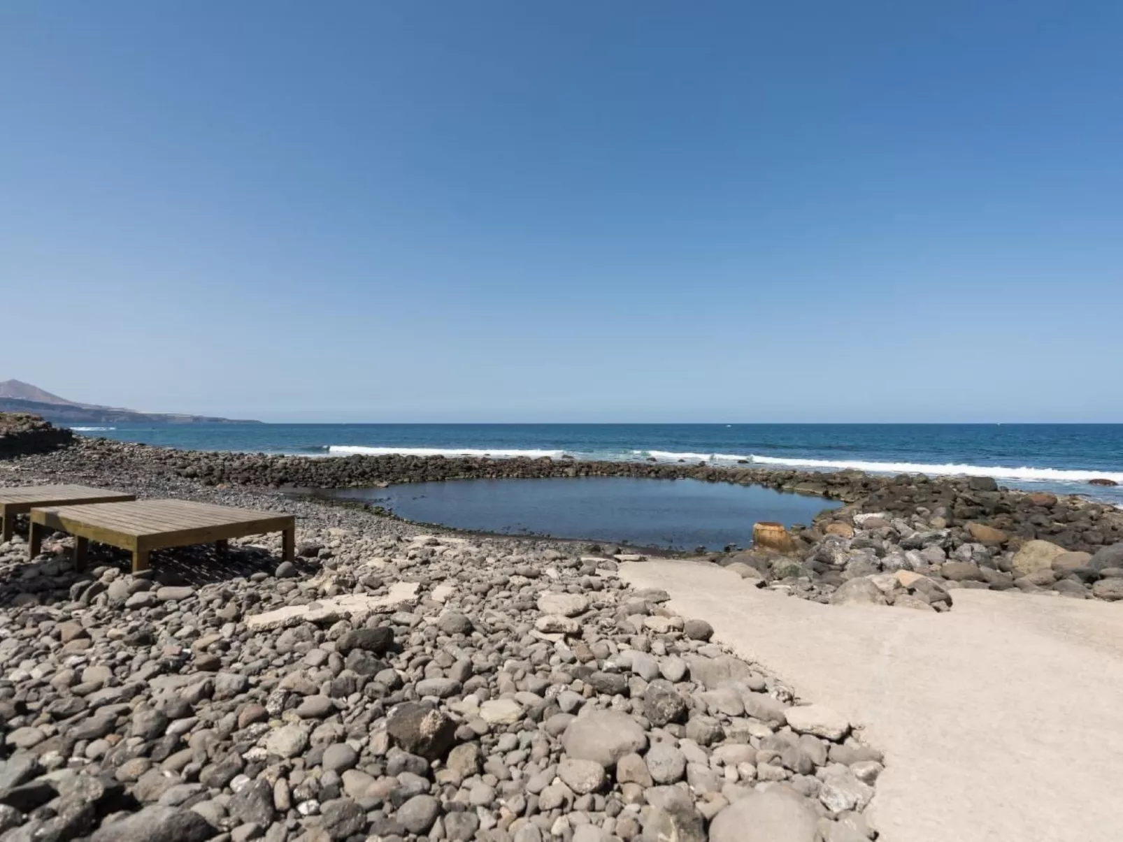 In San Andrés direkt am Meer - Buiten