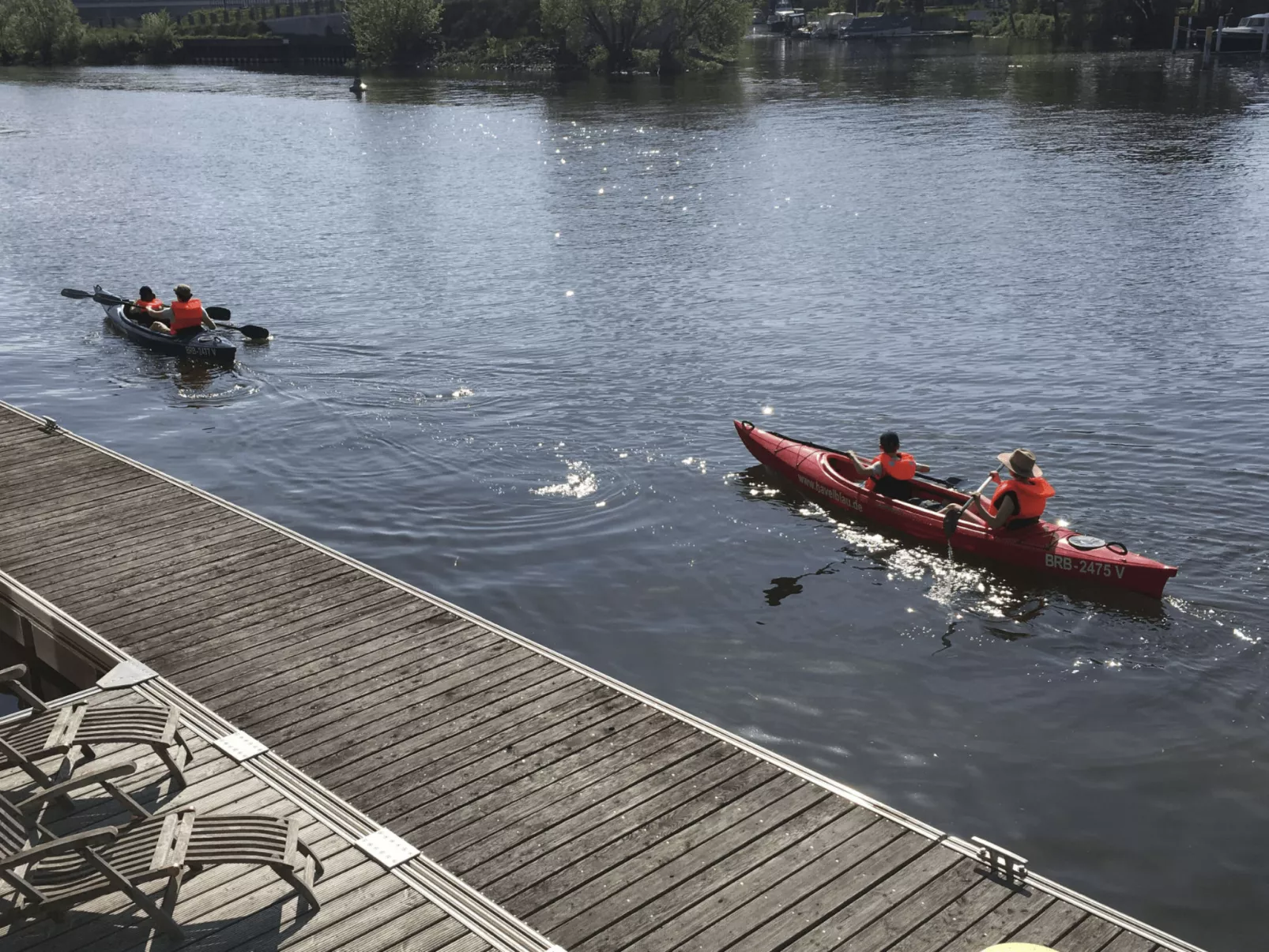 Wohnung in Brandenburg An Der Havel mit Grill, Terrasse und Garten-Buiten