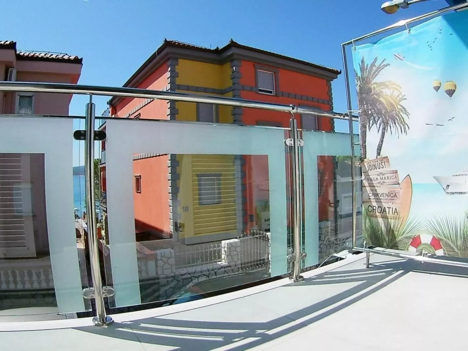 Appartement in Crikvenica mit Garten, Grill-Buiten