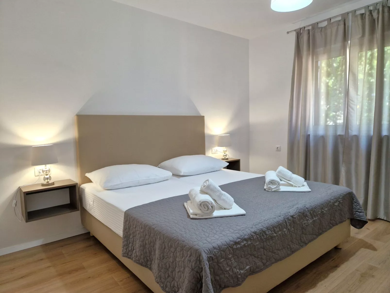 In Baška mit Eigenem Balkon-Binnen