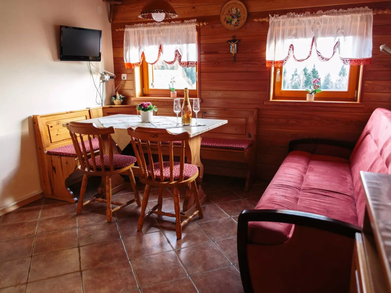 Für 5 Personen ca. 60 m&sup2; in Podjelje, Triglav Nationalpark-Binnen