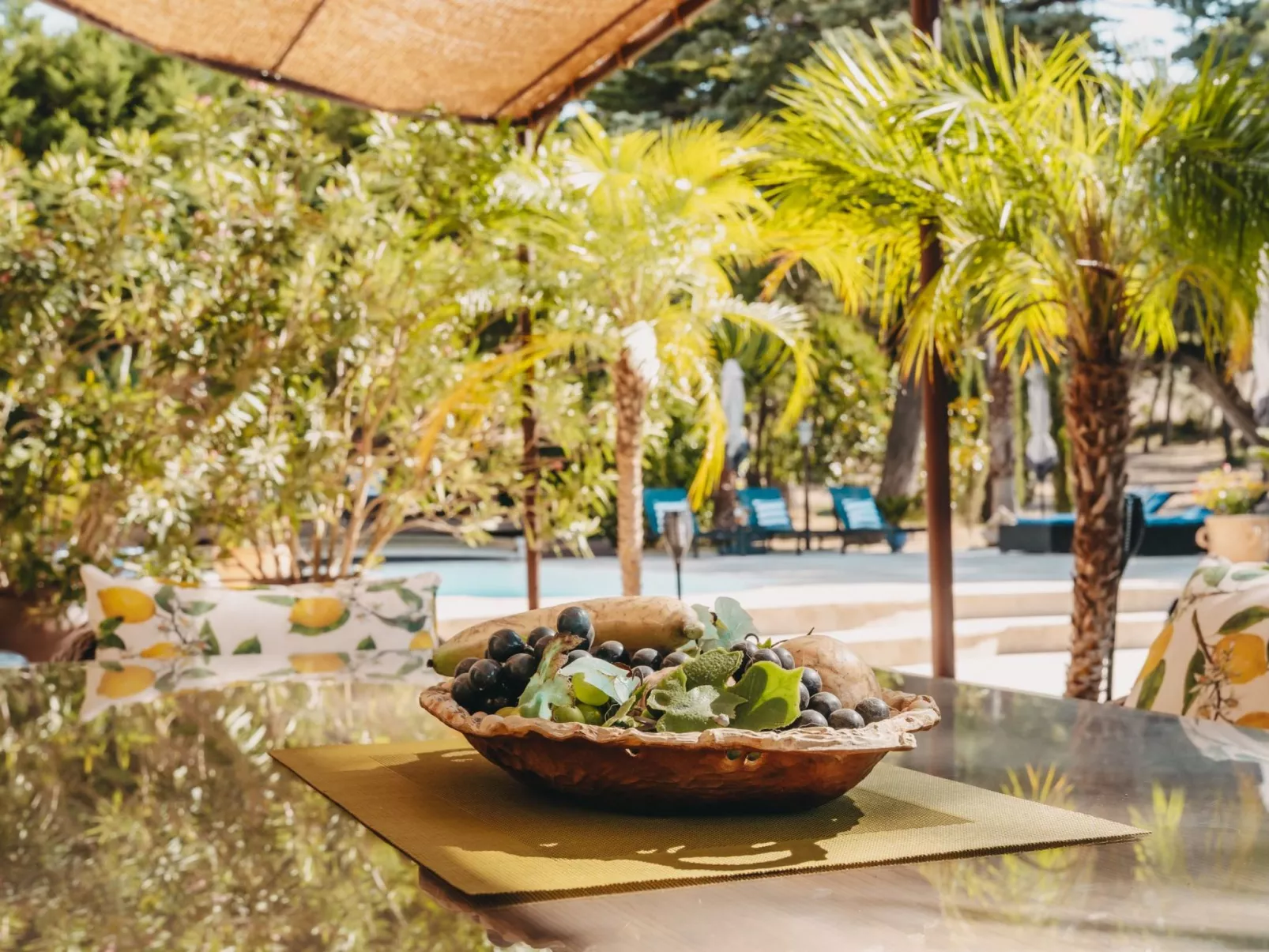 Charmante Ferienwohnung mit Terrasse und Pool-Buiten