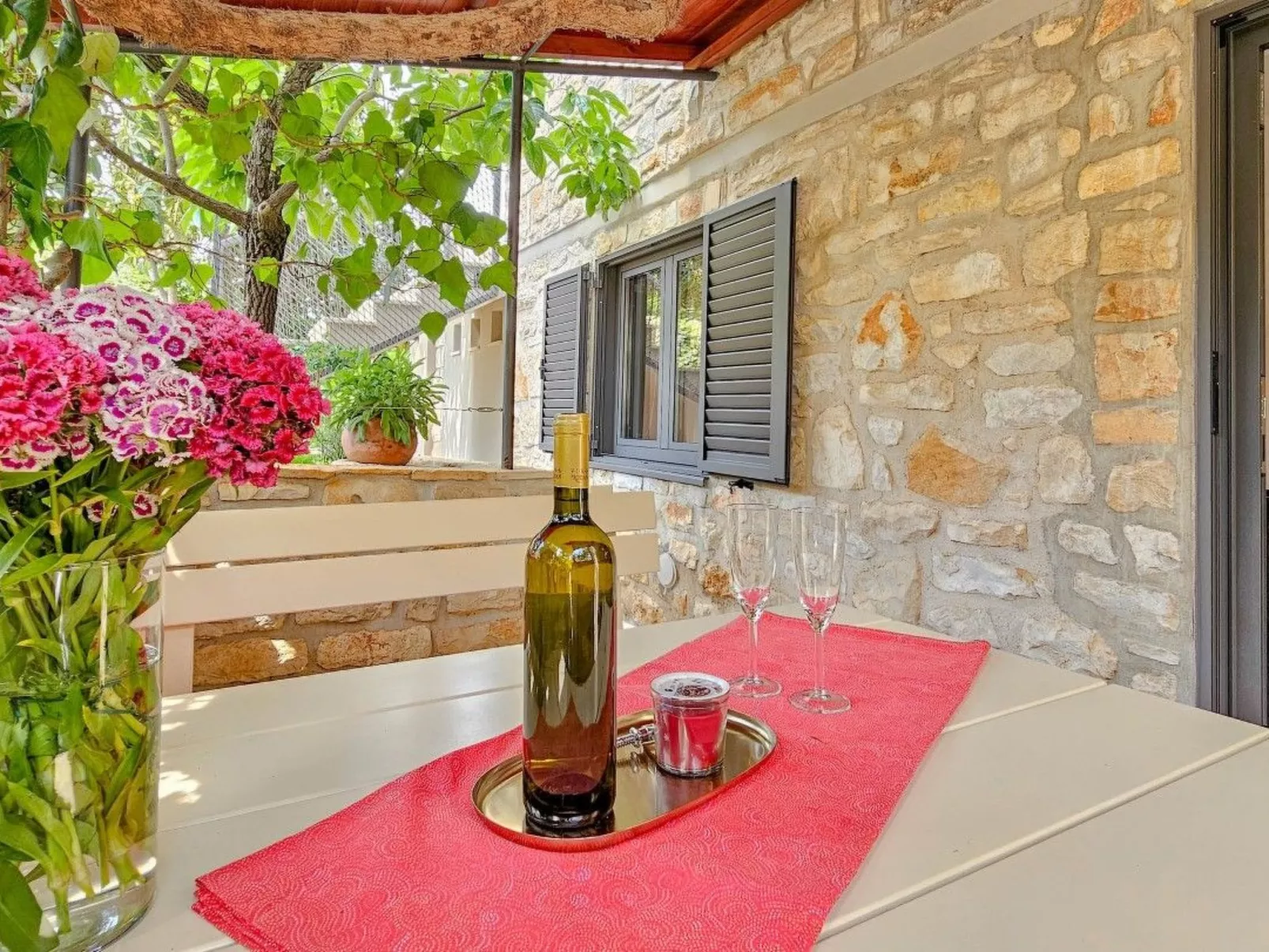 Studio-Apartment 100m vom Meer entfernt-Buiten