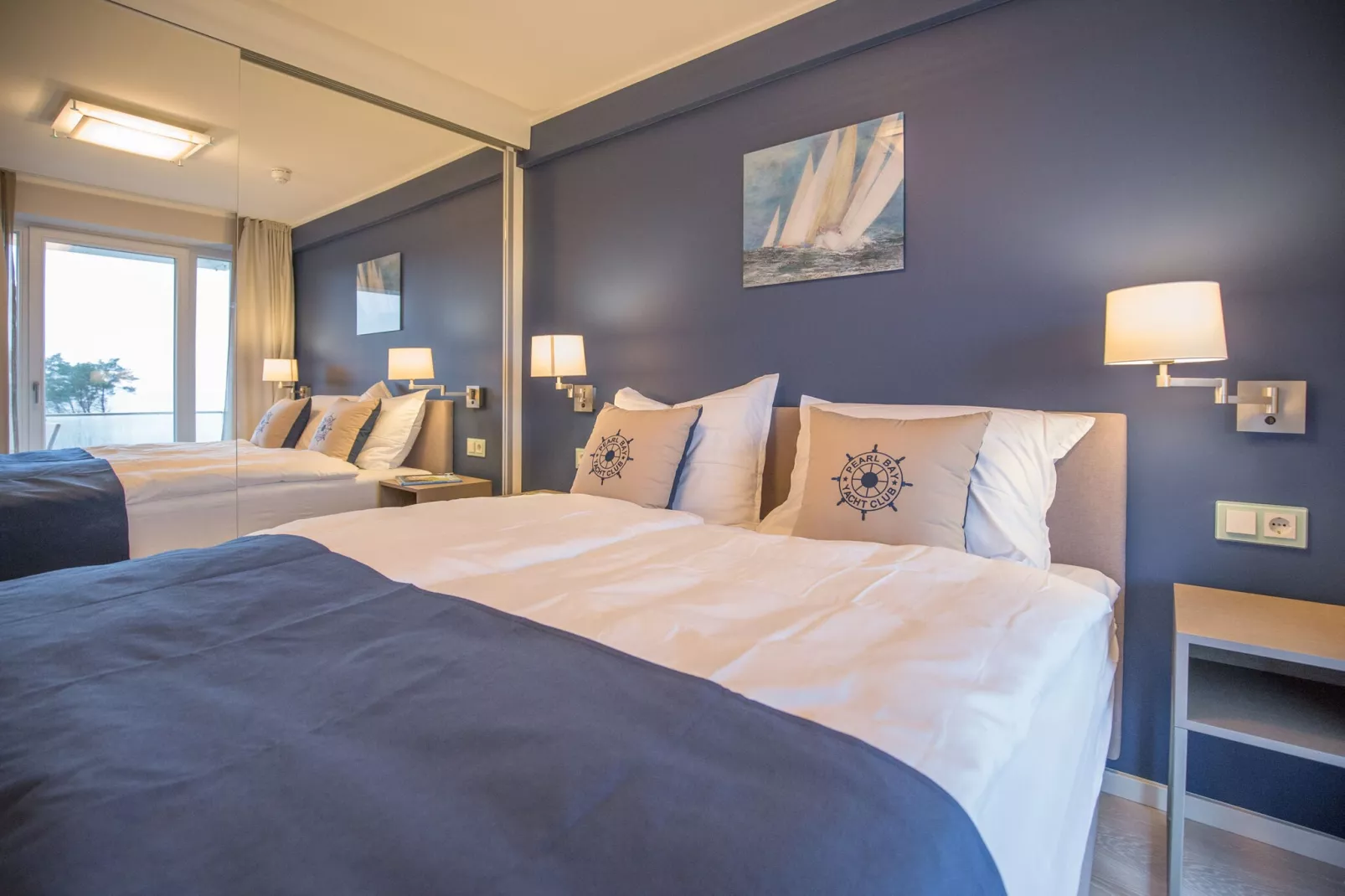 Prora 3-Zimmer-Apt / 4 Personen-Slaapkamer