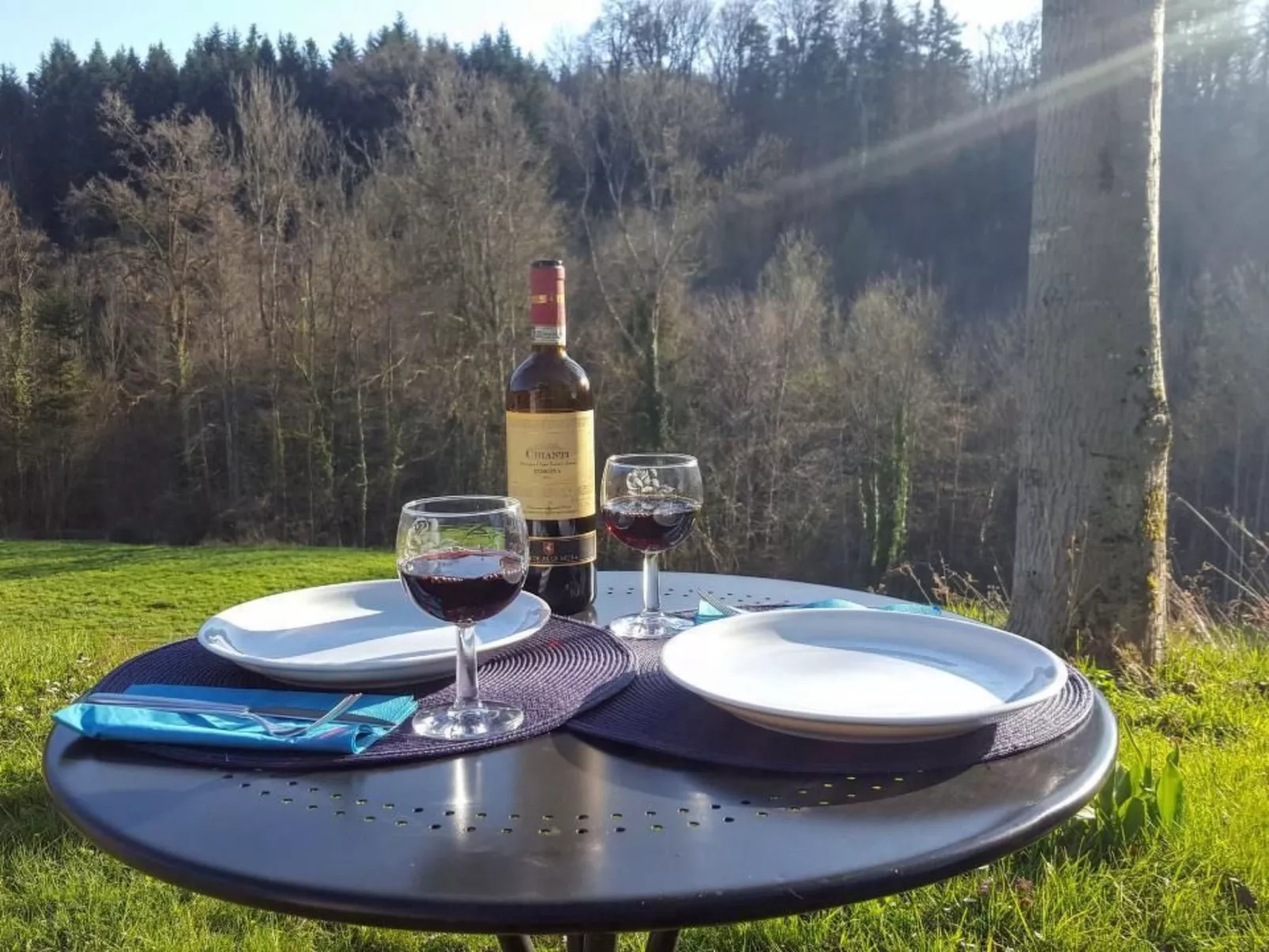 Studio Ferienwohnung - 38 m2- mit Gartennutzung-Buiten