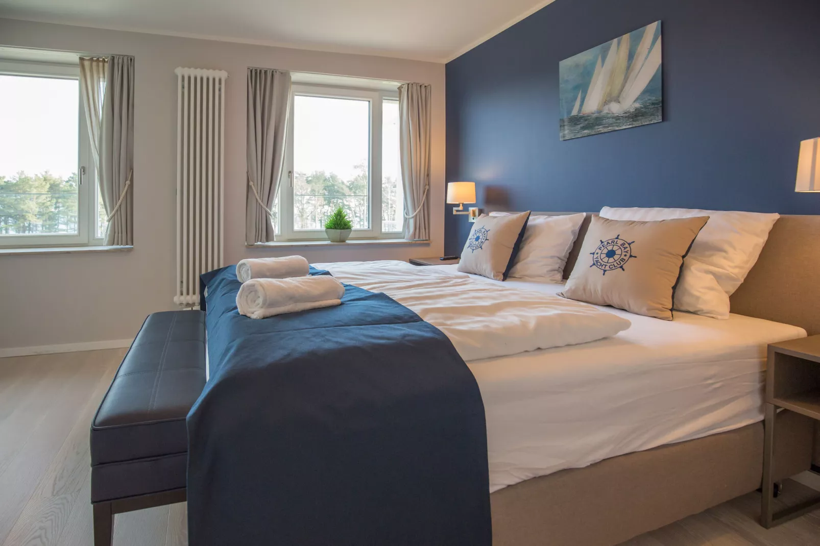 Prora 3-Zimmer-Apt / 5 Personen-Slaapkamer