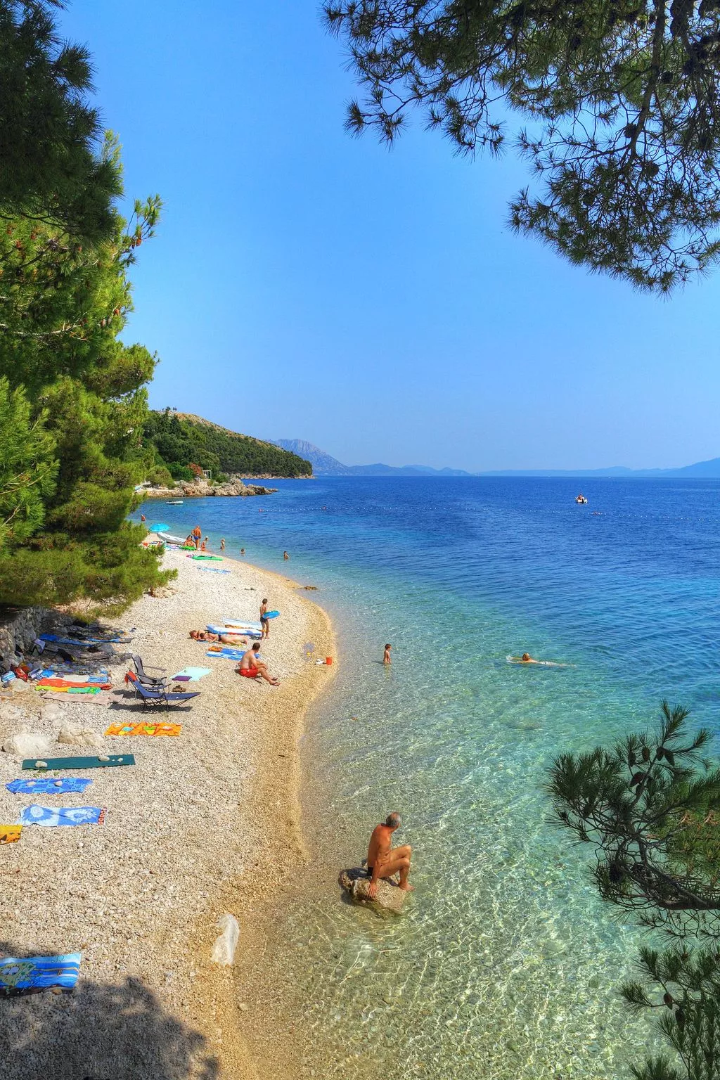 Ruhige Ferienwohnung mit Meerblick-Buiten