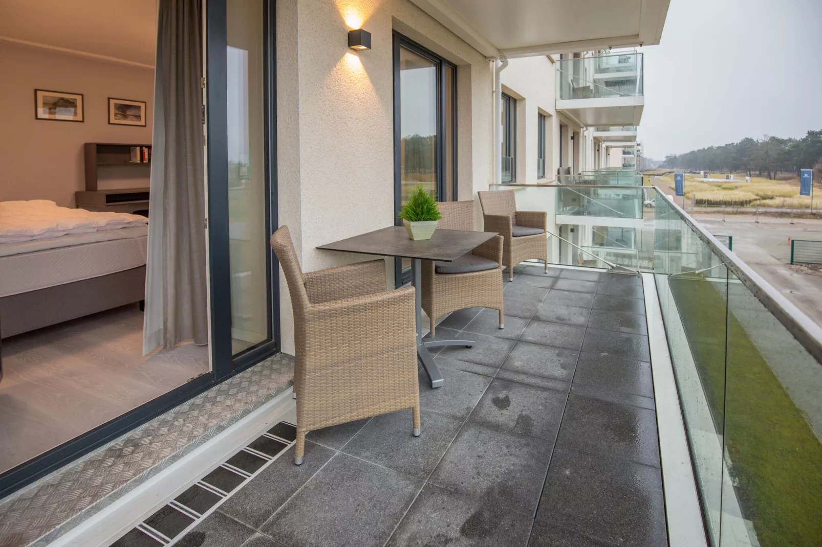 Prora 3-Zimmer-Apt / 5 Personen-Terrasbalkon