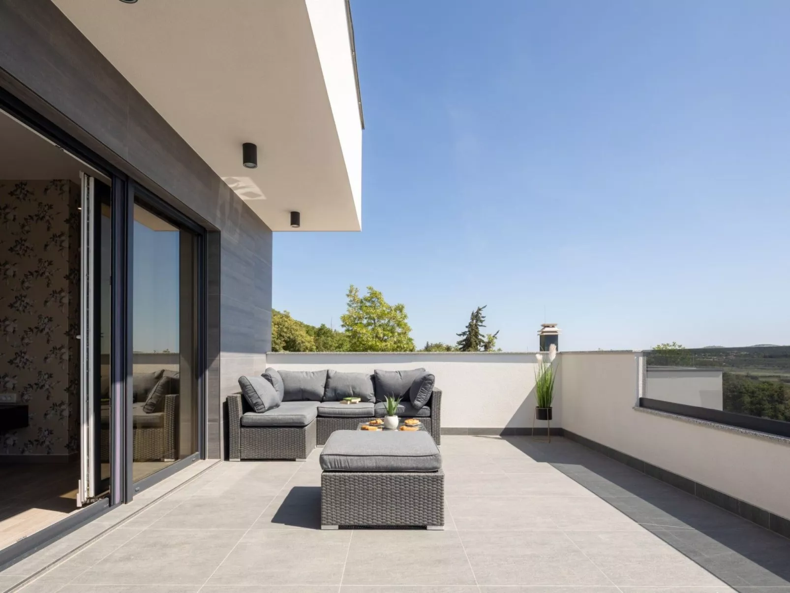 Villa Bura mit Pool und tollem Ausblick-Binnen