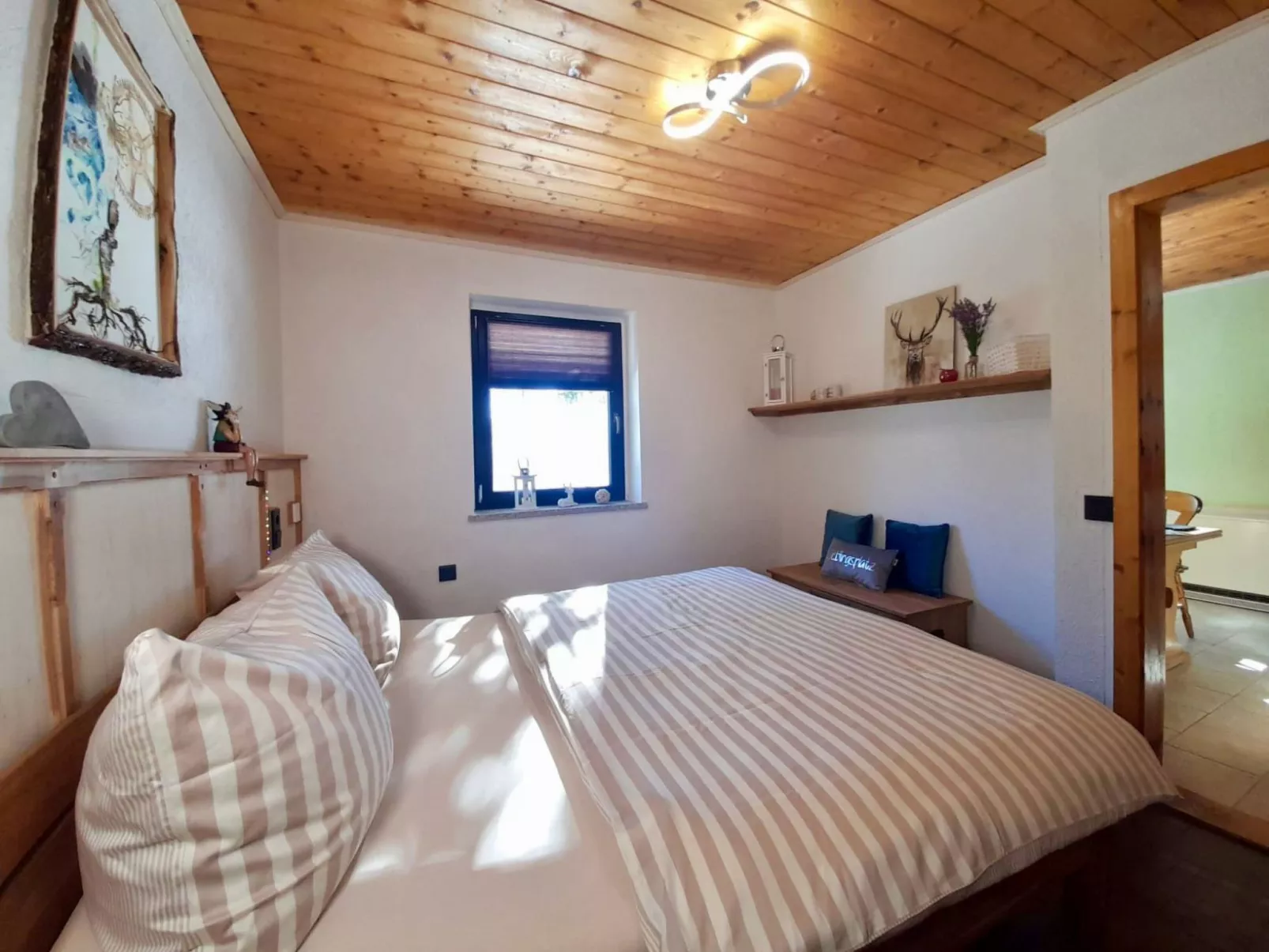 Am Wald gelegenes Ferienhaus "Wolf" mit Kamin-Binnen