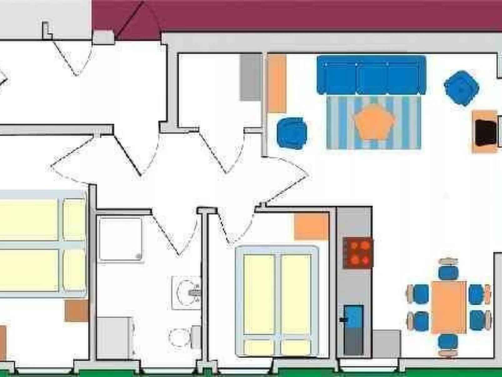 Strandnahe Wohnung mit Terrasse und Parkplatz-Image-tags.info