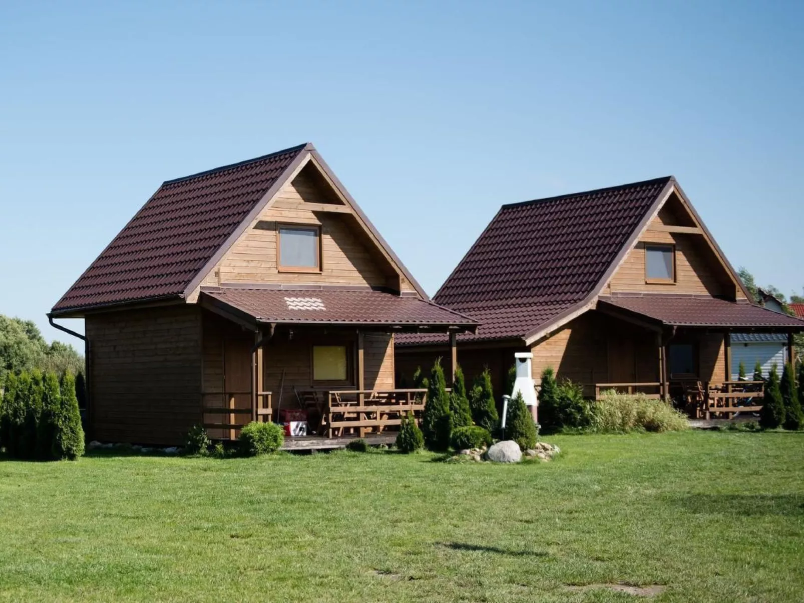 Gartenhaus mit Kamin-Buiten