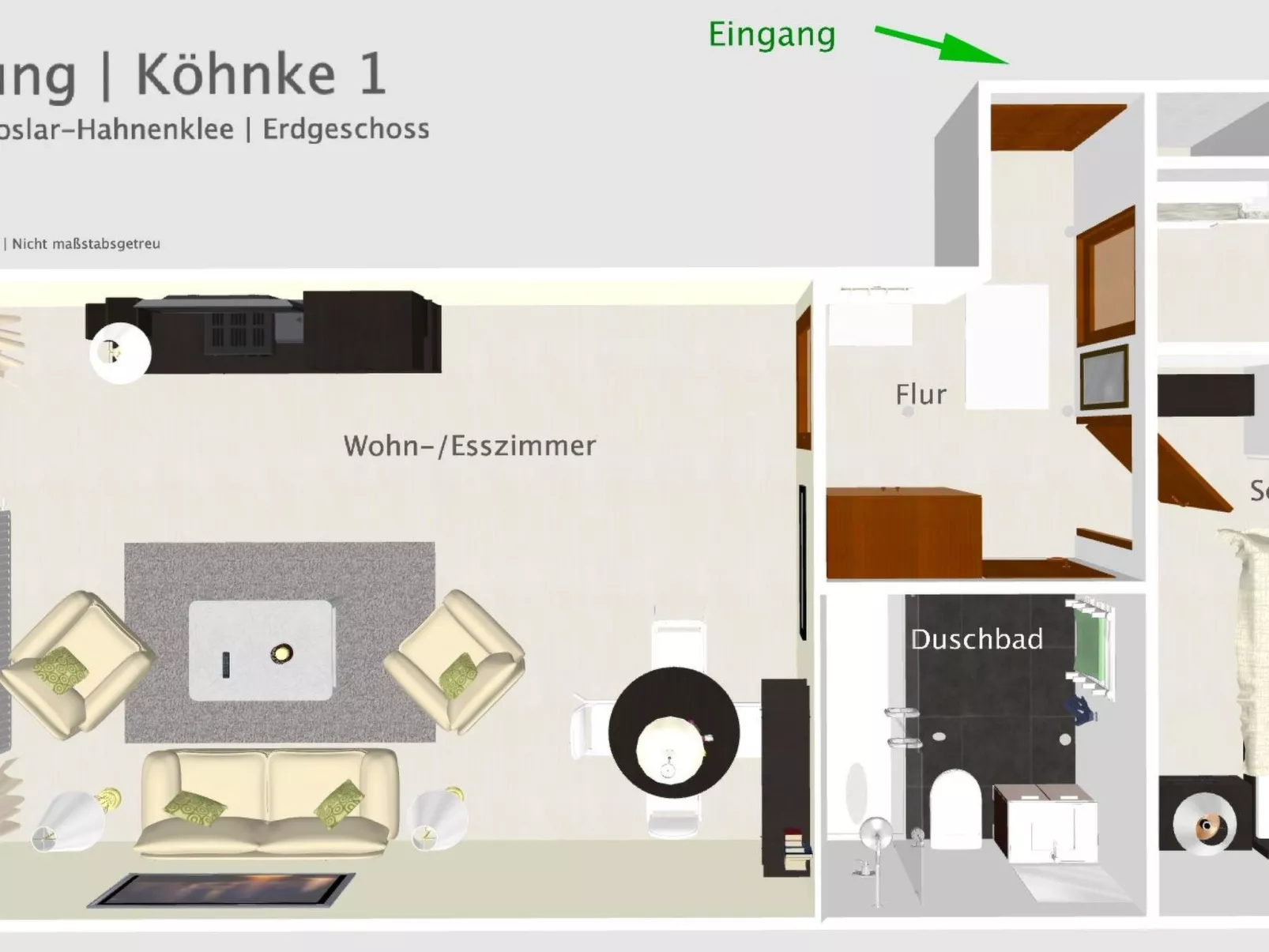 Ferienwohnung für 2-3 Personen-Binnen