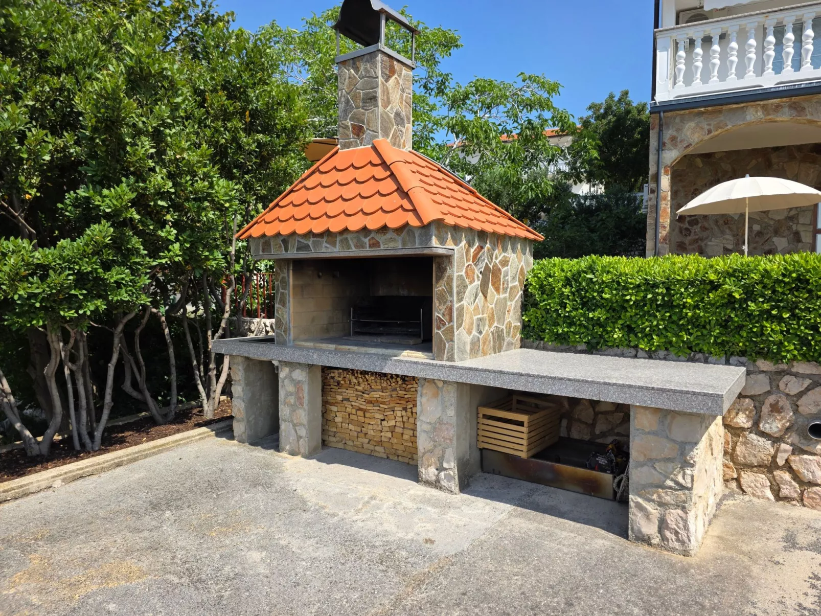 Wohnung für 3 Personen, 150m vom Strand entfernt-Buiten