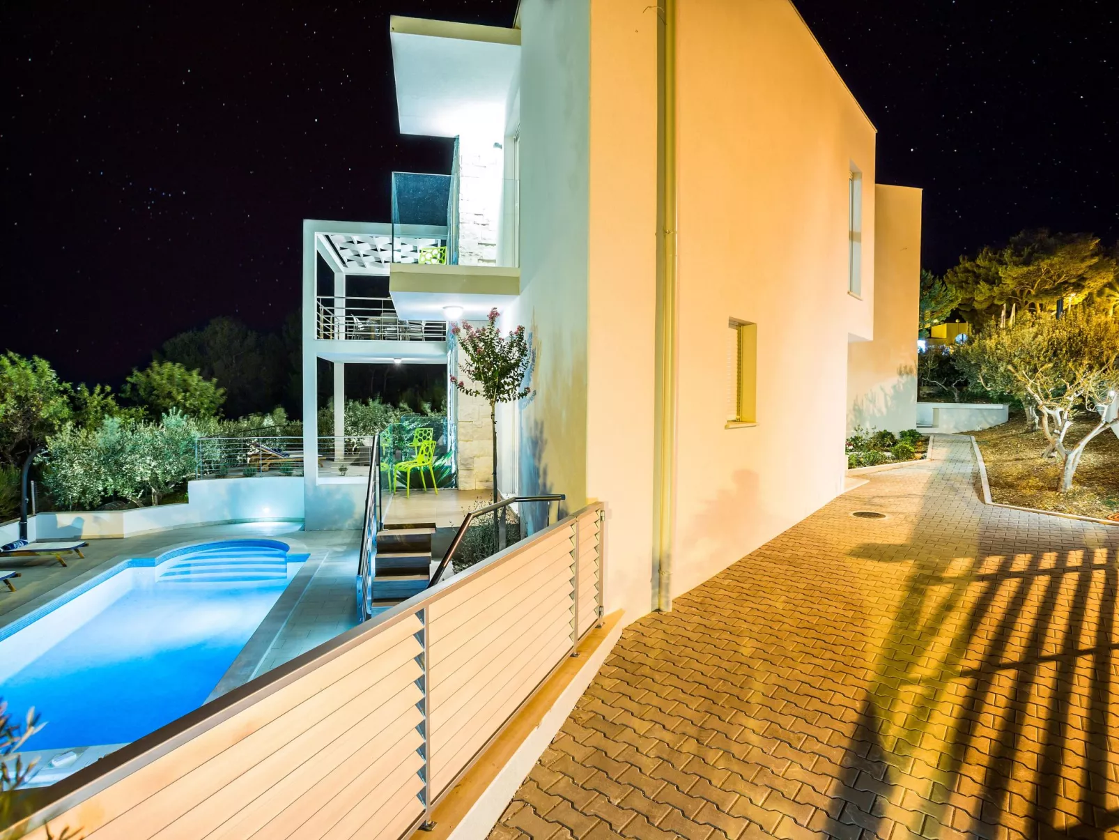 Villa Blanca Bol Insel Brac-Buiten