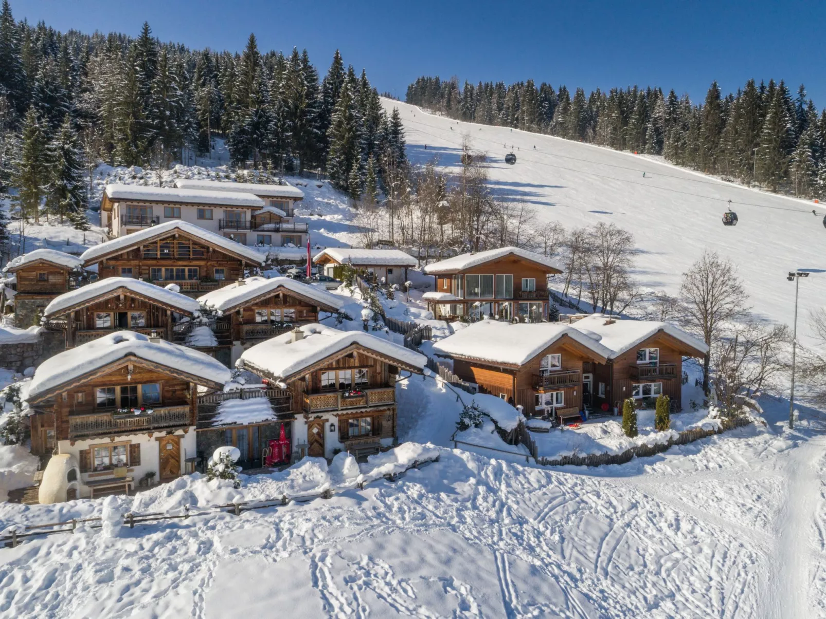 Im Almdorf in Flachau-Buiten