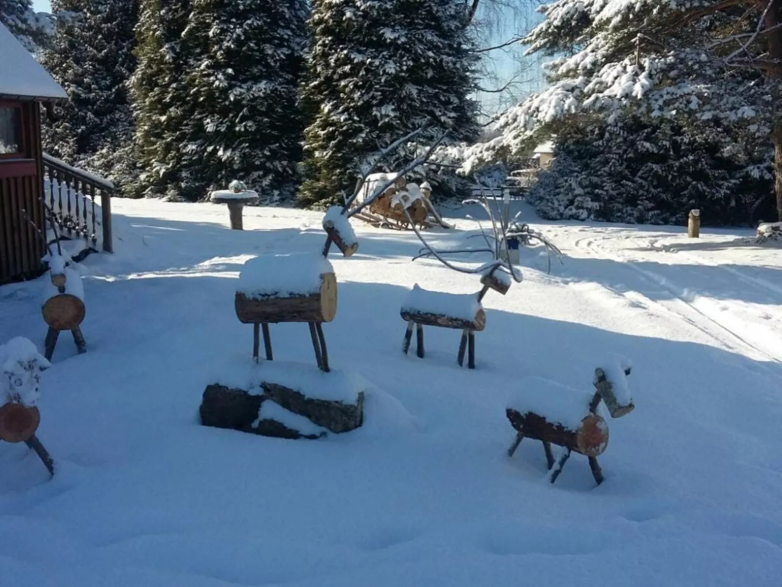 Charmantes Ferienhaus mit gemeinsamem Grill-Buiten