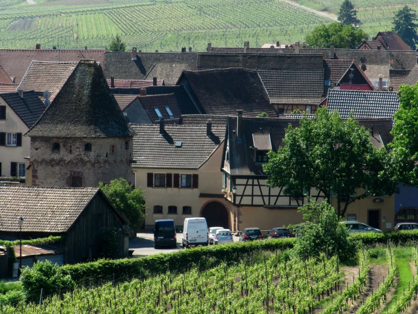 2ed-Face Vosges,im Süden,Herz Weinberg,Ruhig,WiFi-Buiten