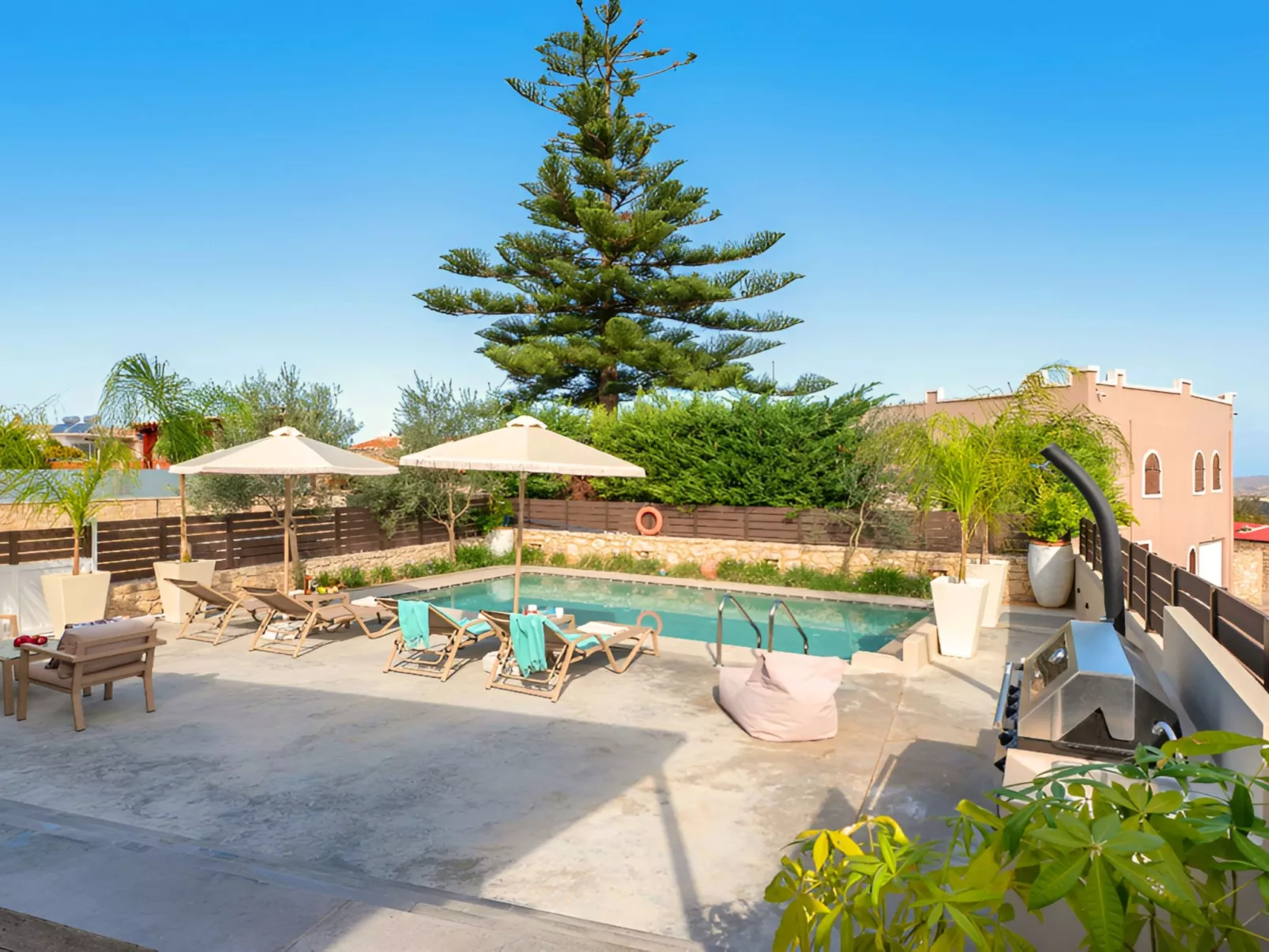 Capaka Villa Privater Pool-Buiten