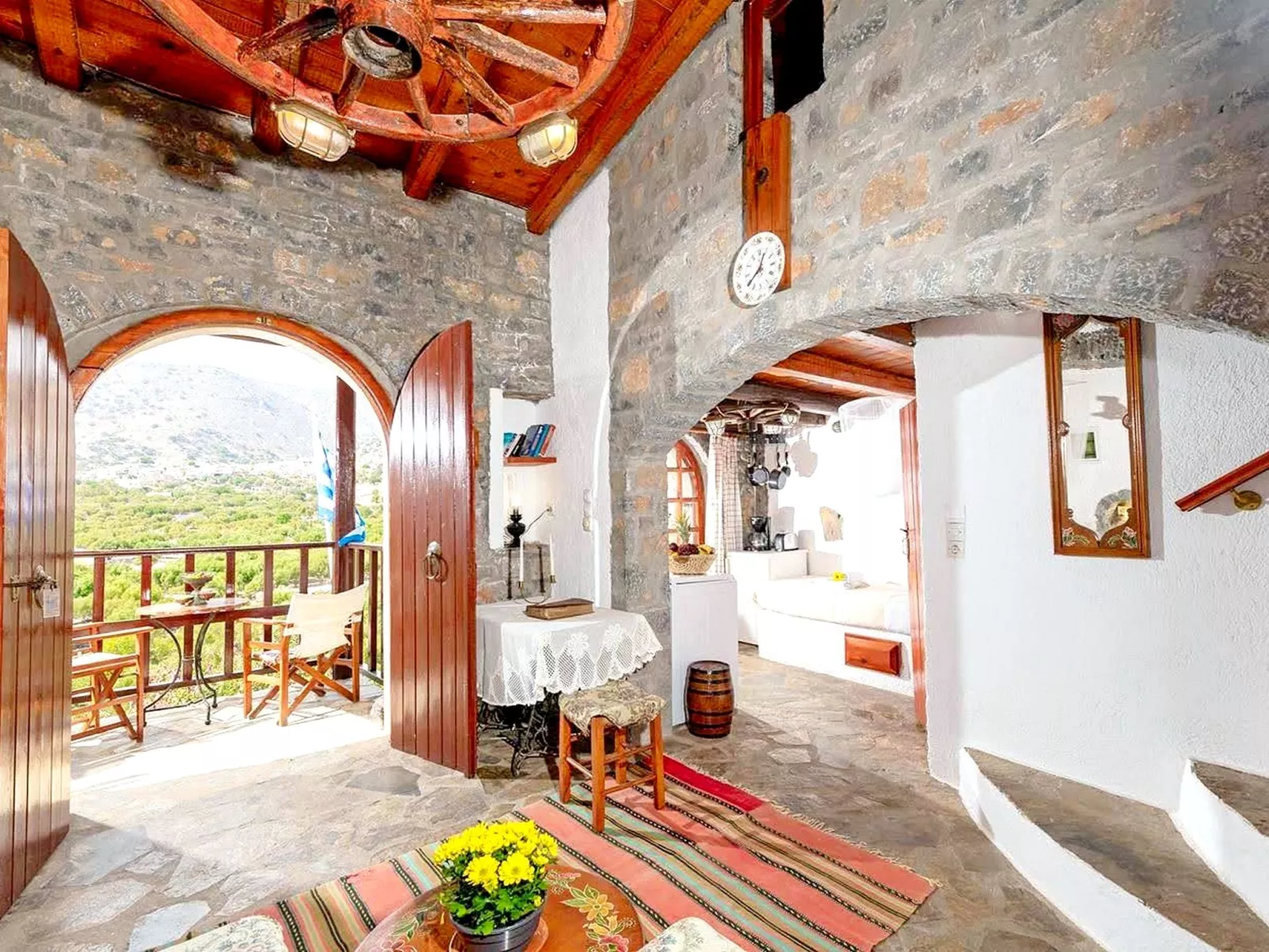 Authentisches kretisches Steinhaus Clio mit Aussicht-Image-tags.info