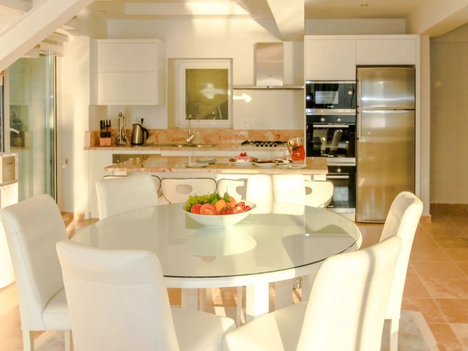 Luxuriöse Natursteinvilla "Ketchy"-Binnen