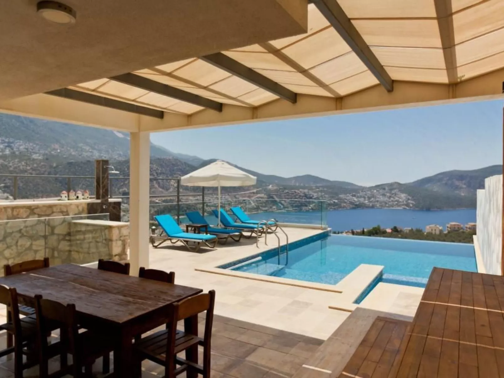 Villa Pool 2 mit Meerblick-Buiten