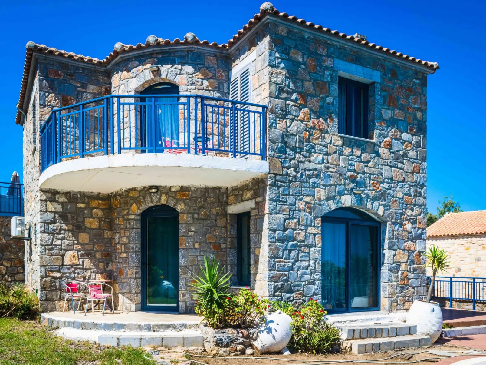 Niriides Villas_ Liagori_ 2-Schlafzimmer privater Pool-Buiten