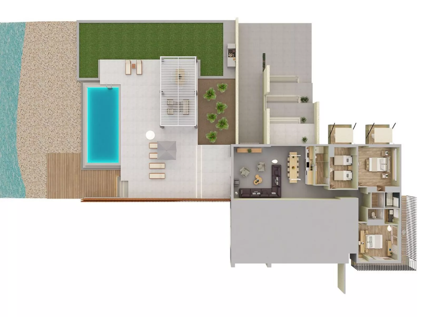 Villa Votsalo 6 Schlafzimmer