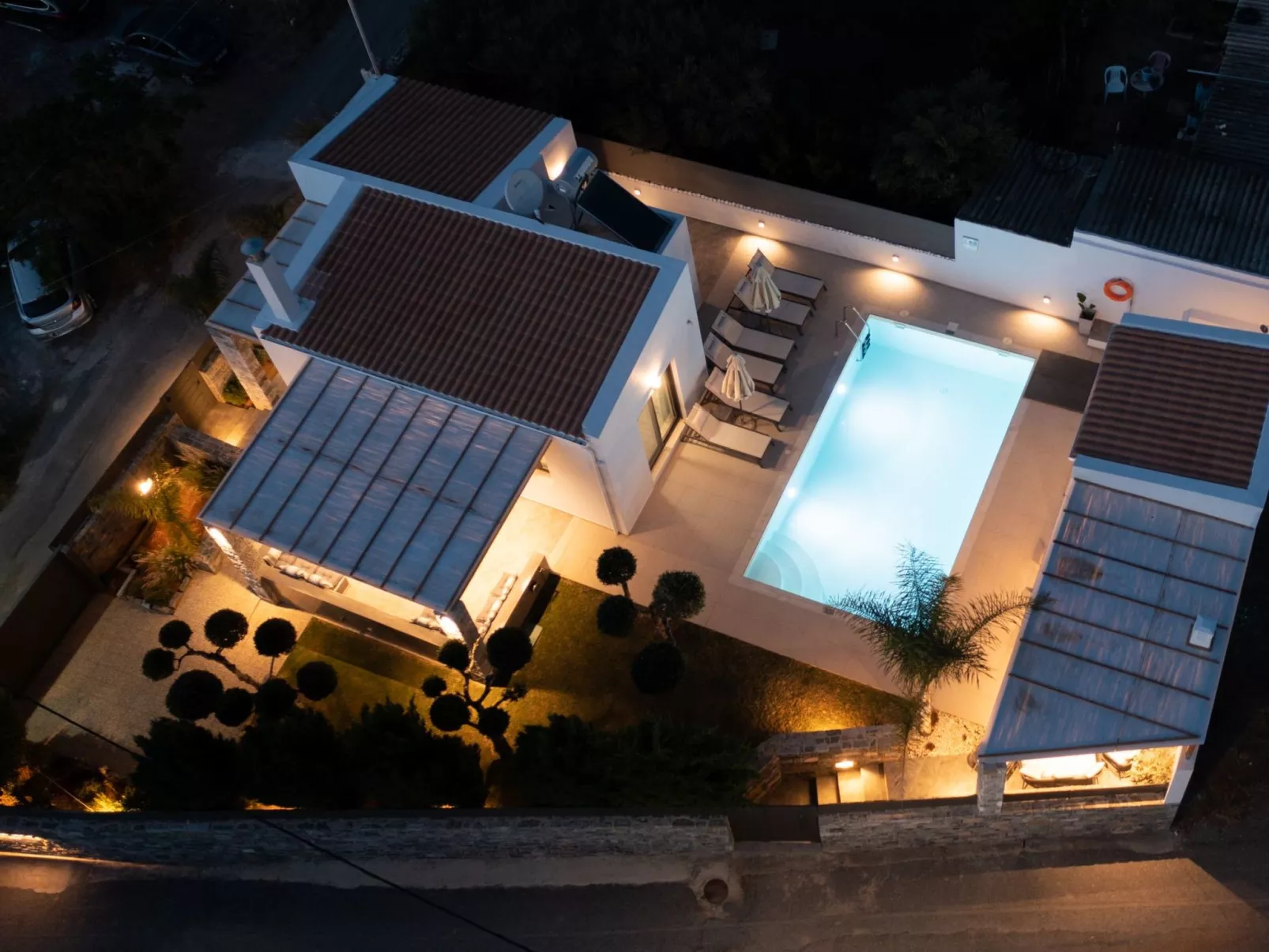 Villa Stavelia mit privatem Pool-Buiten