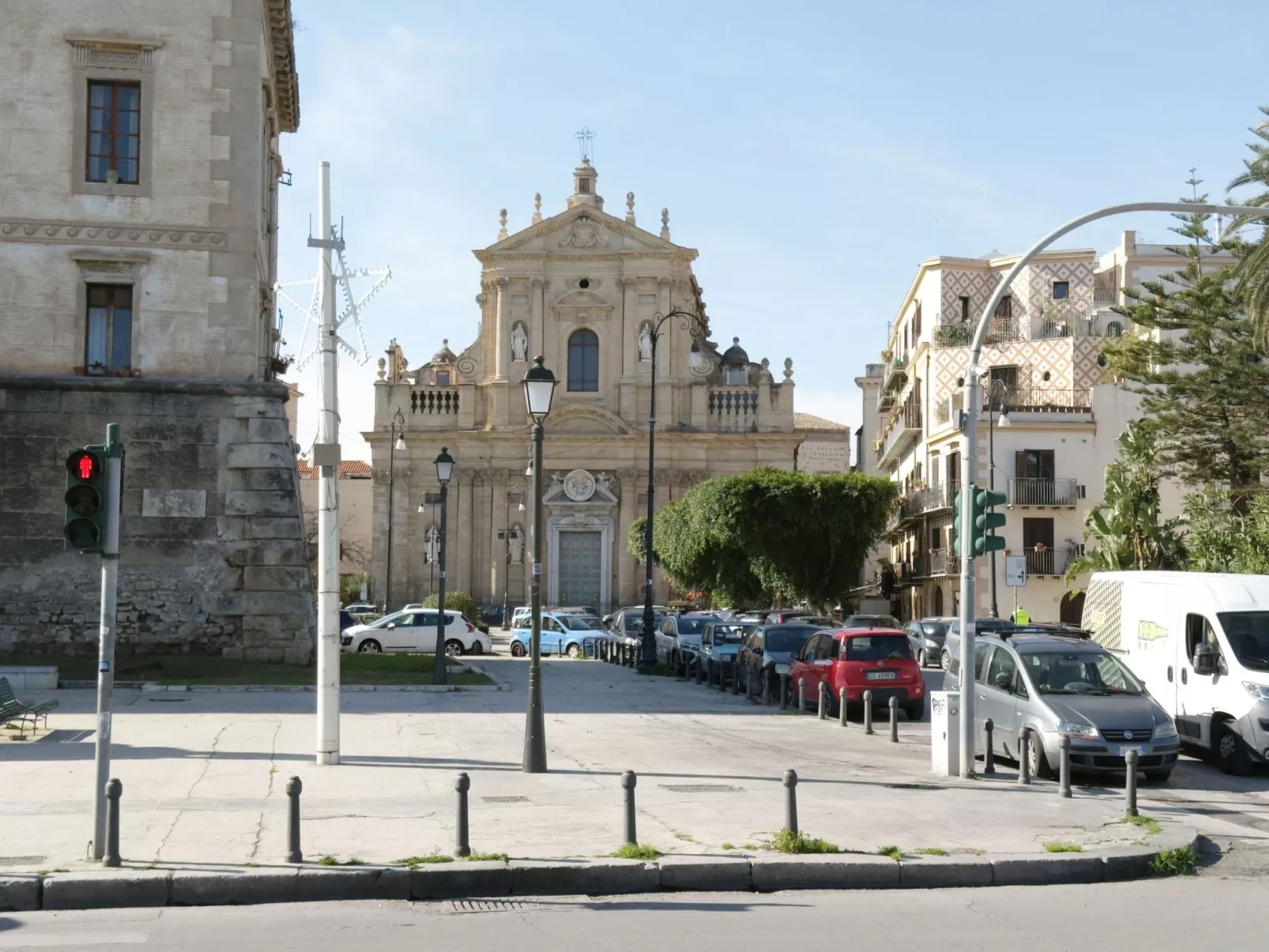 Altes Dorf bei Holiday World-Buiten