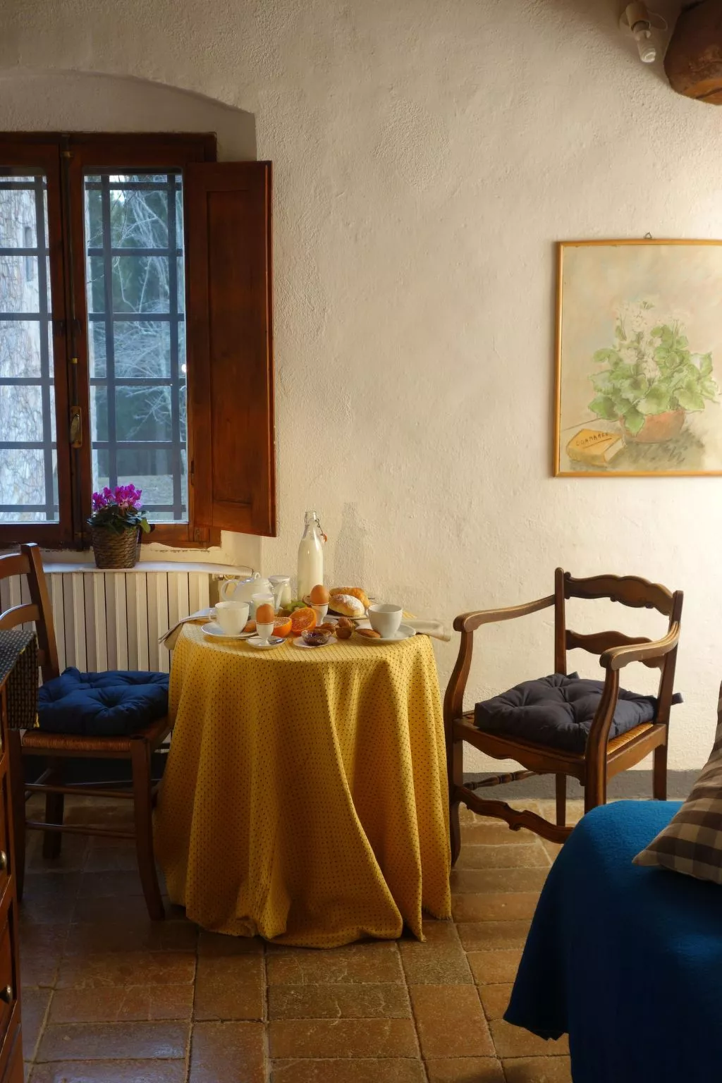 Gemütliche blaue Wohnung mit Garten-Binnen