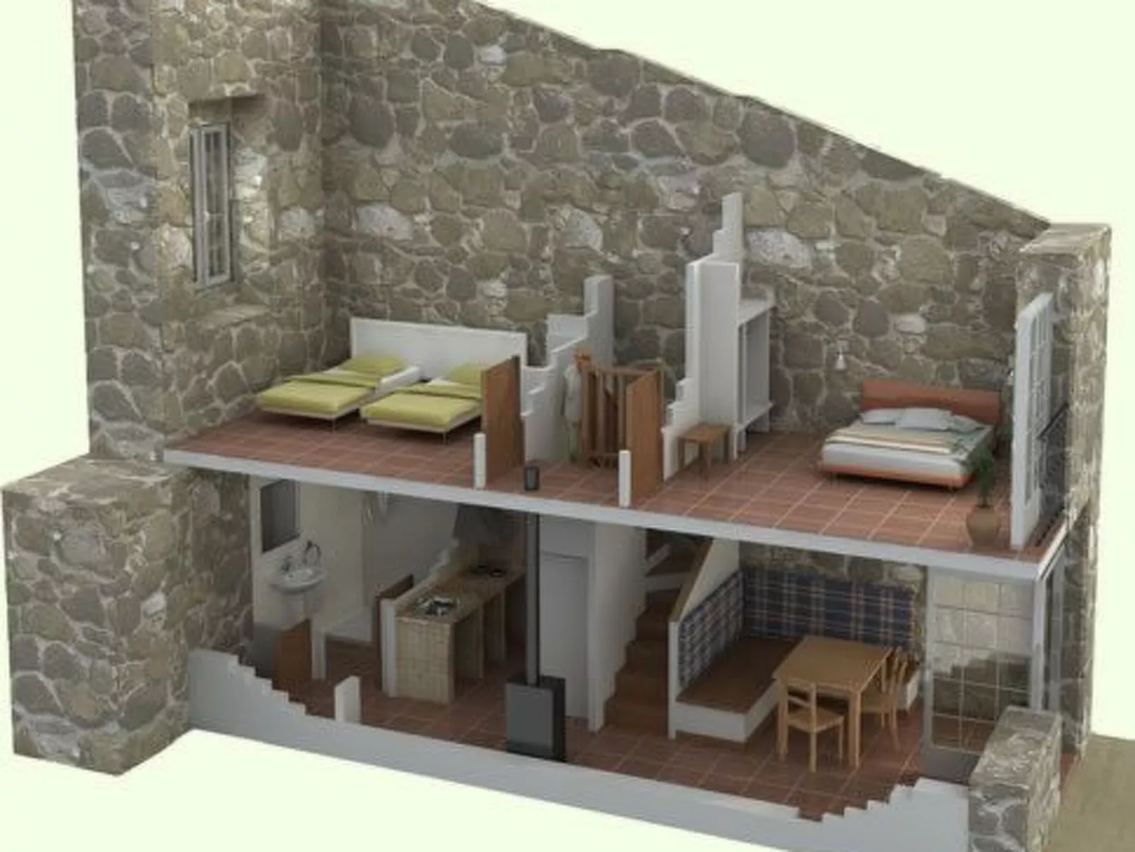 Mit Wasserblick-Binnen