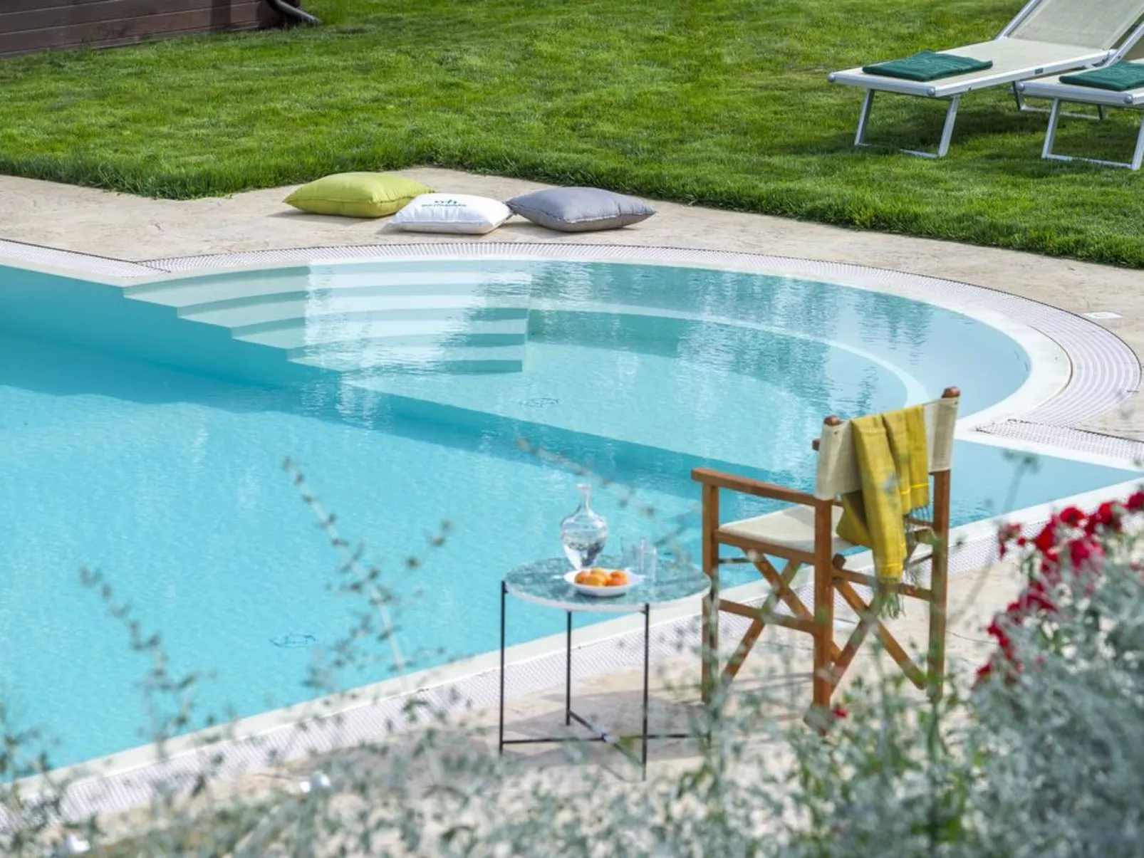 Villa i Gelsi Marche Urlaub, privater Pool-Buiten