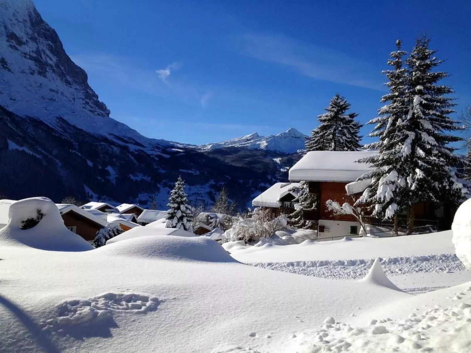 Chalet Mislin, Grindelwald direkte Bergsicht-Buiten