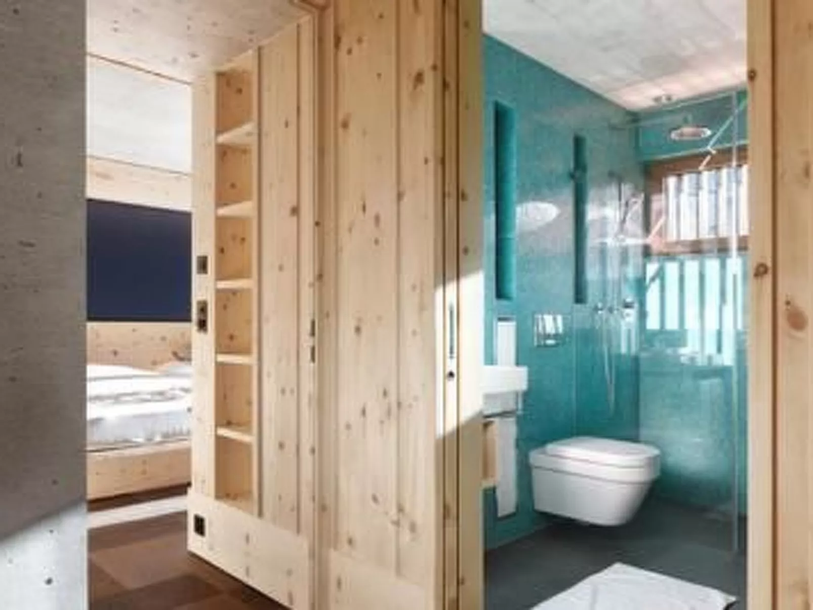 Alpine Lodge 6-Bett-Wohnung mit Galerie-Binnen