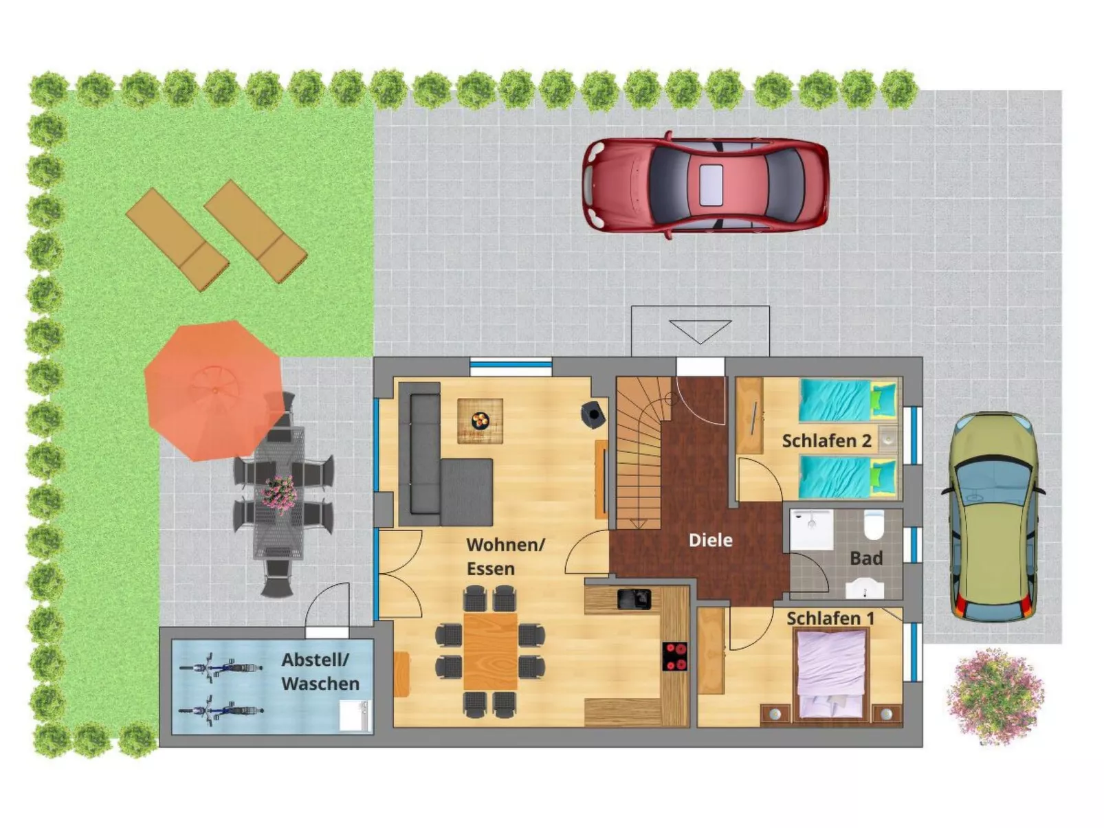 In Burhave mit Großer Terrasse-Image-tags.info