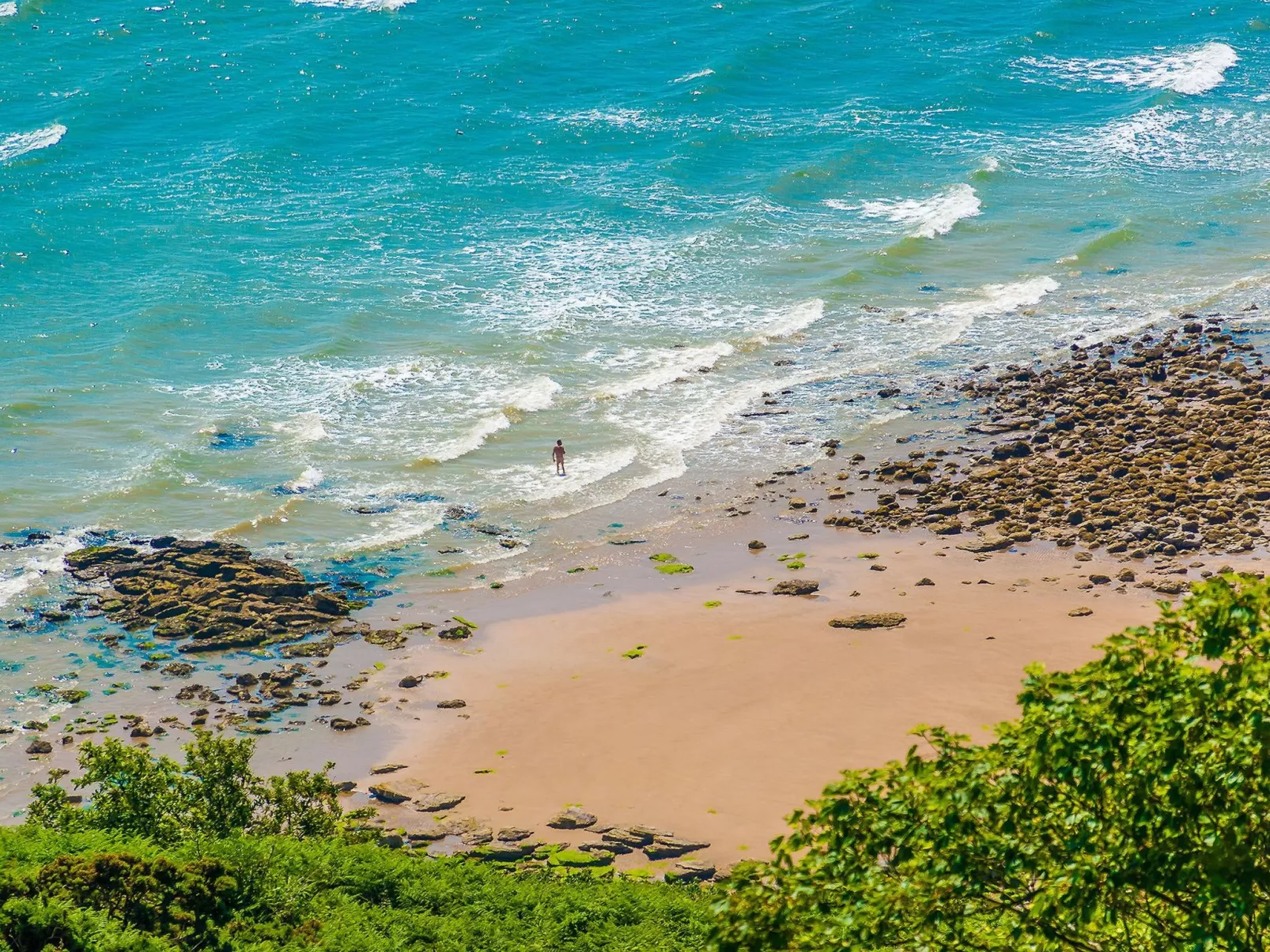 Schönes Ferienhaus in Hastings mit Whirlpool, Terrasse und Garten-Buiten