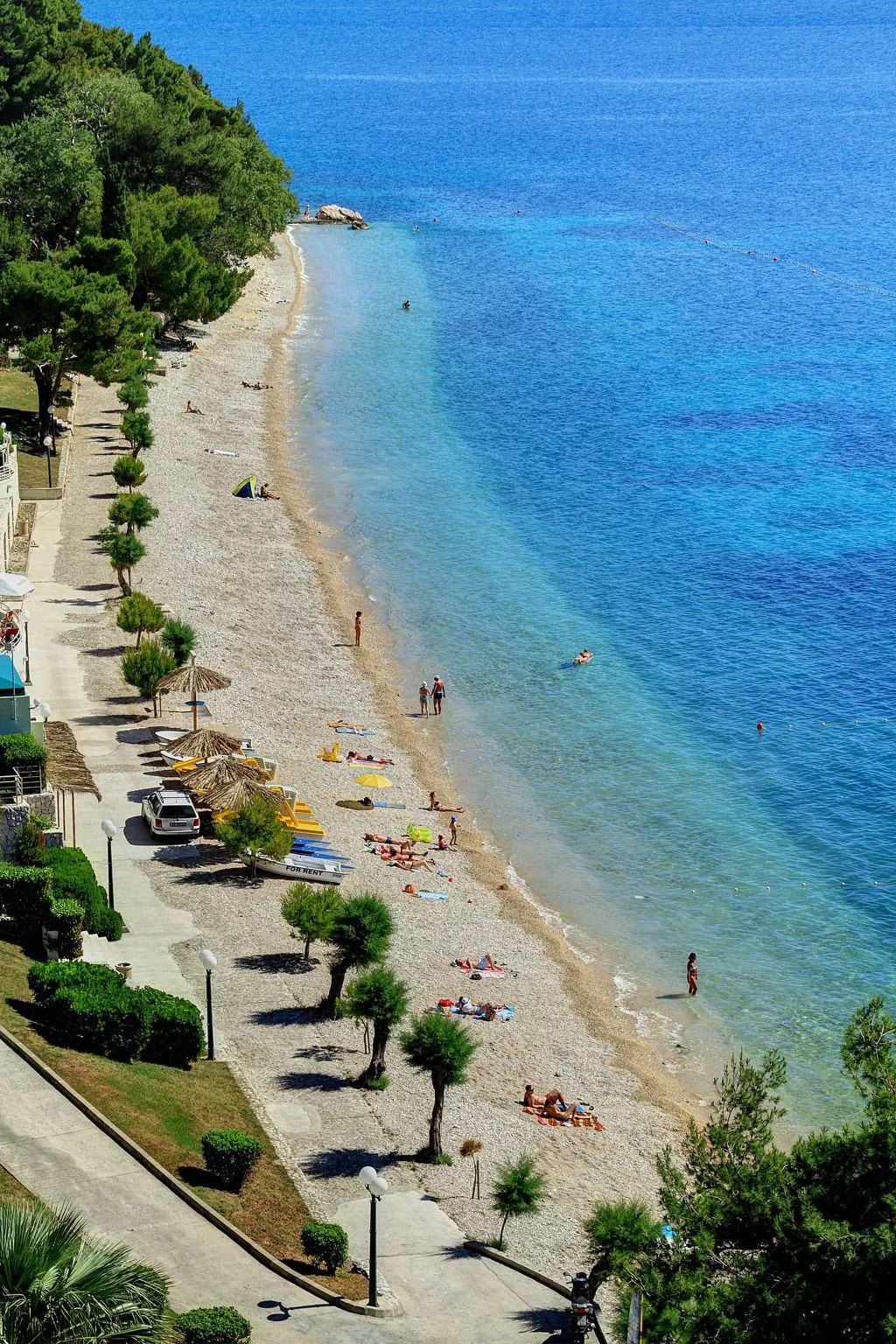 Ruhige Ferienwohnung mit Meerblick-Buiten