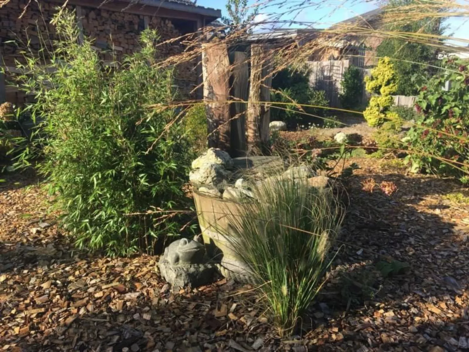 Ruhige Wohnung in Risum mit Garten und Terrasse-Buiten