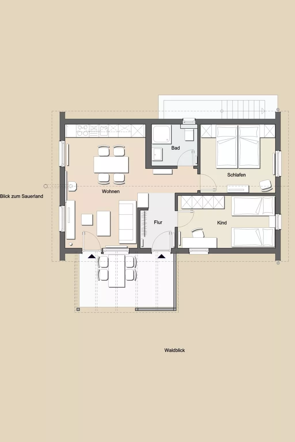 Waldblick in Vöhl-Basdorf-Binnen